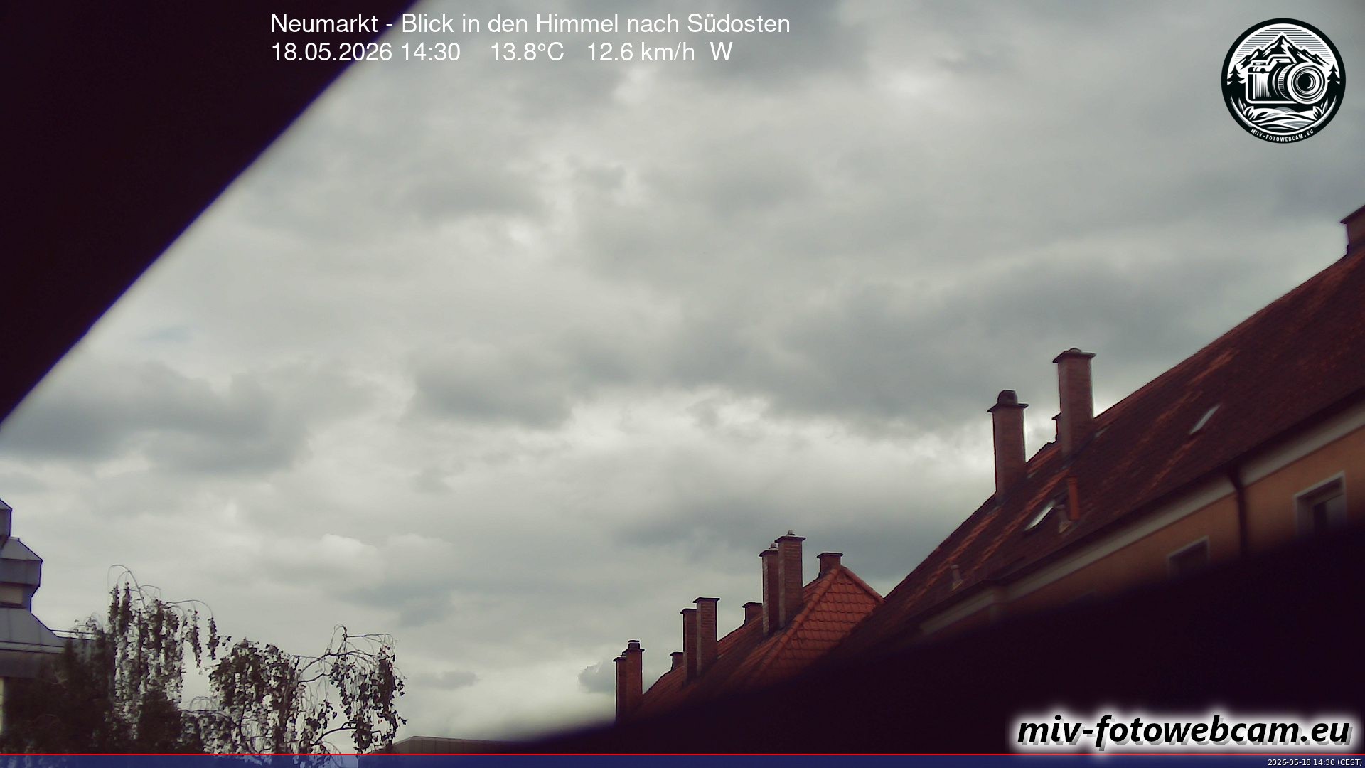 Archiv Foto Neumarkt in der Oberpfalz: Wetter-Webcam Richtung Südosten