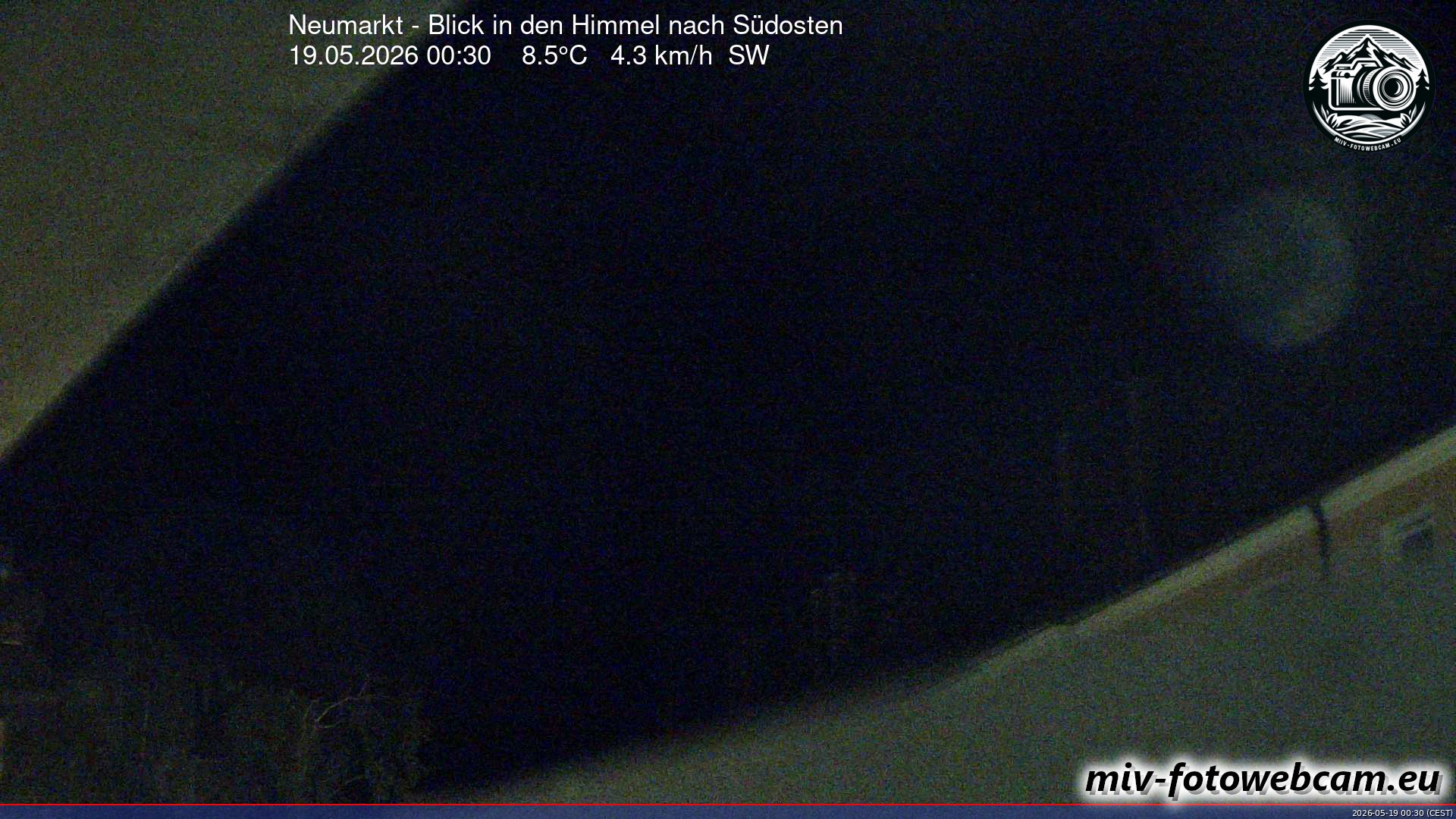Archiv Foto Neumarkt in der Oberpfalz: Wetter-Webcam Richtung Südosten