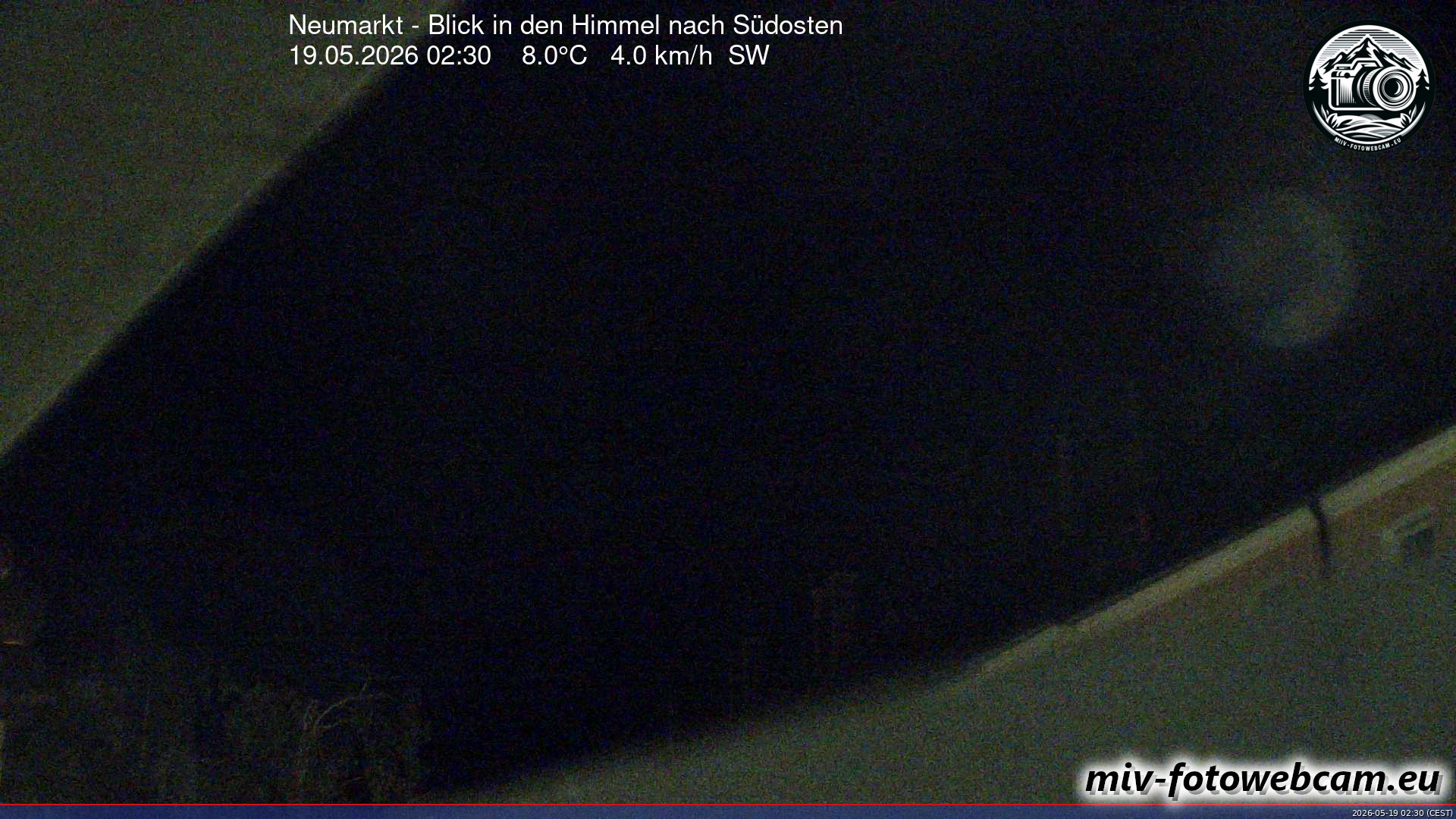 Archiv Foto Neumarkt in der Oberpfalz: Wetter-Webcam Richtung Südosten