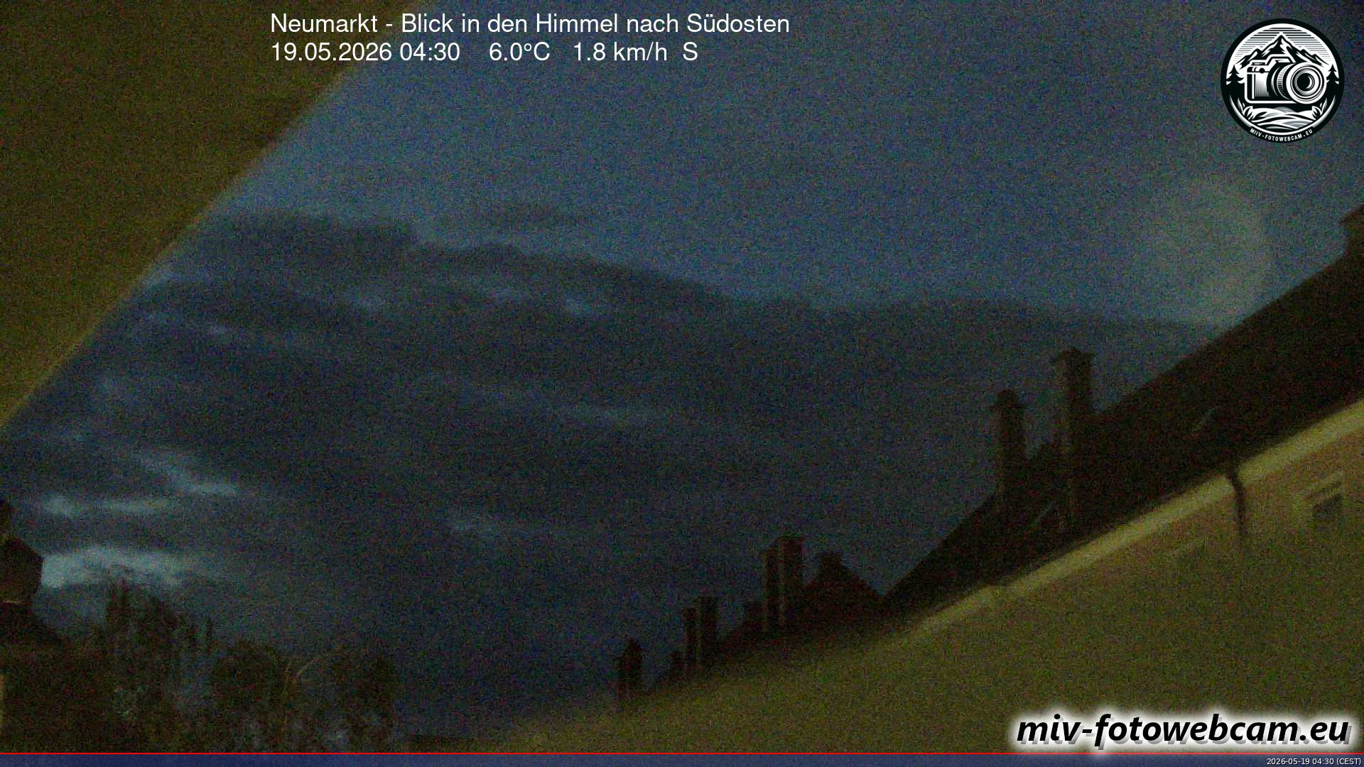 Archiv Foto Neumarkt in der Oberpfalz: Wetter-Webcam Richtung Südosten