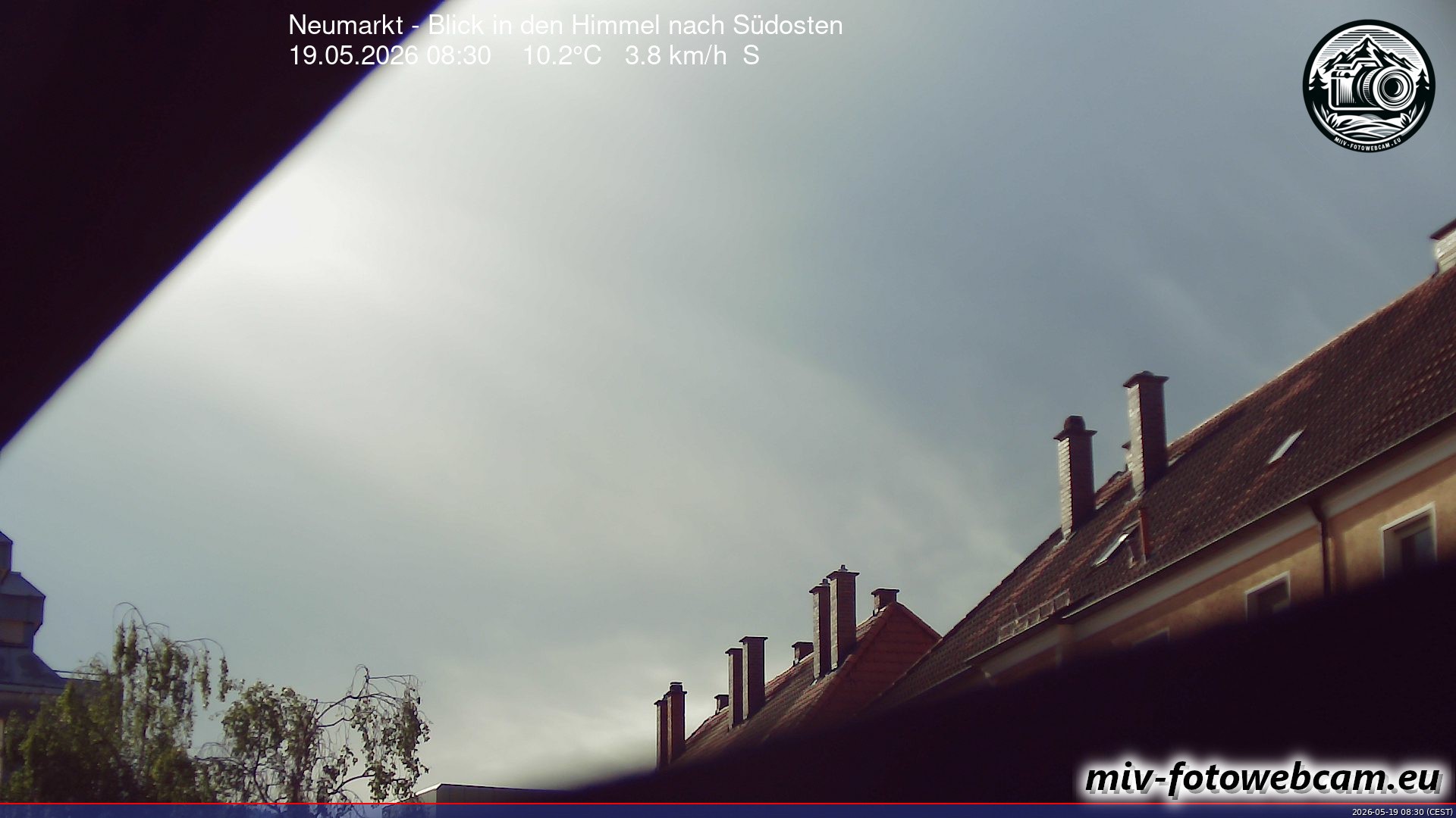 Archiv Foto Neumarkt in der Oberpfalz: Wetter-Webcam Richtung Südosten