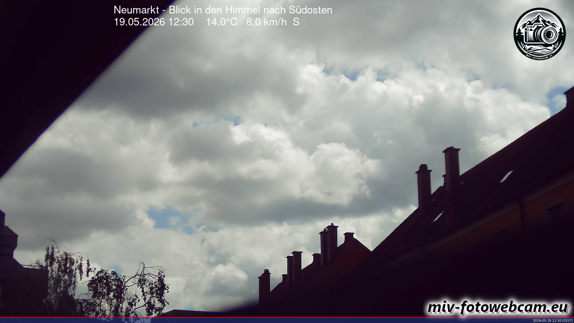 Archiv Foto Neumarkt in der Oberpfalz: Wetter-Webcam Richtung Südosten