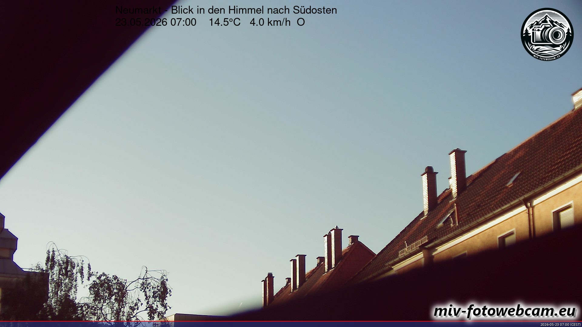 Archiv Foto Neumarkt in der Oberpfalz: Wetter-Webcam Richtung Südosten