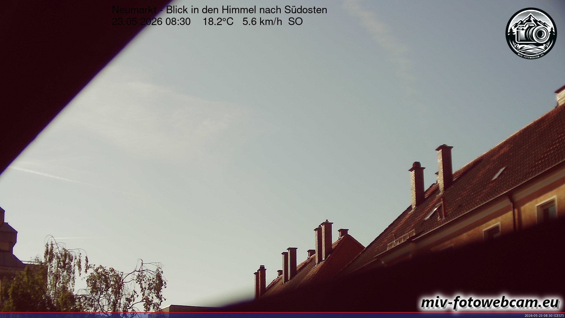 Archiv Foto Neumarkt in der Oberpfalz: Wetter-Webcam Richtung Südosten