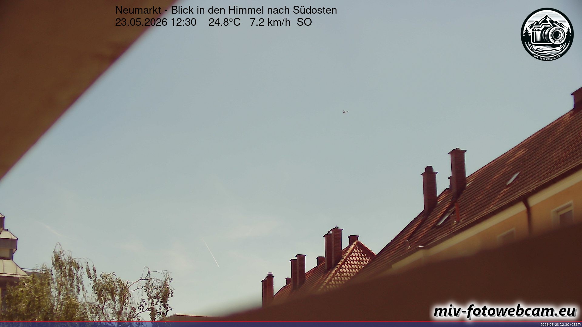 Archiv Foto Neumarkt in der Oberpfalz: Wetter-Webcam Richtung Südosten