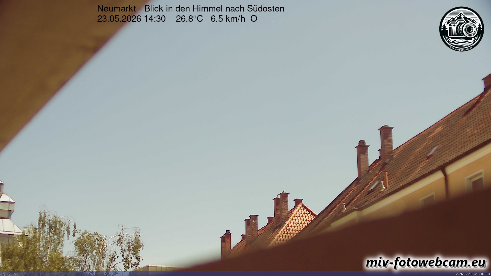 Archiv Foto Neumarkt in der Oberpfalz: Wetter-Webcam Richtung Südosten