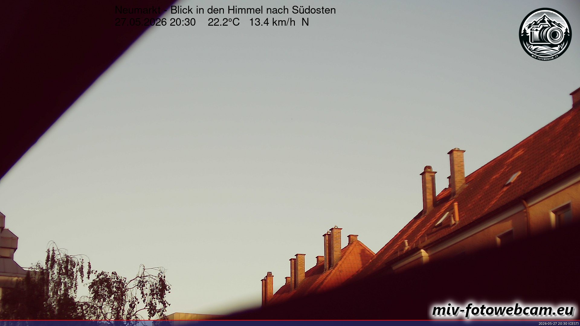 Archiv Foto Neumarkt in der Oberpfalz: Wetter-Webcam Richtung Südosten