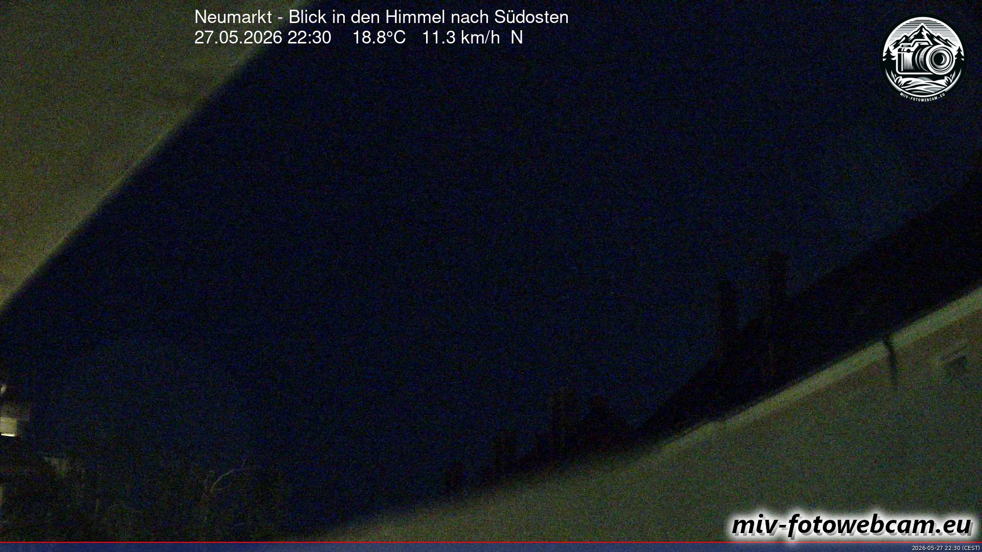 Archiv Foto Neumarkt in der Oberpfalz: Wetter-Webcam Richtung Südosten