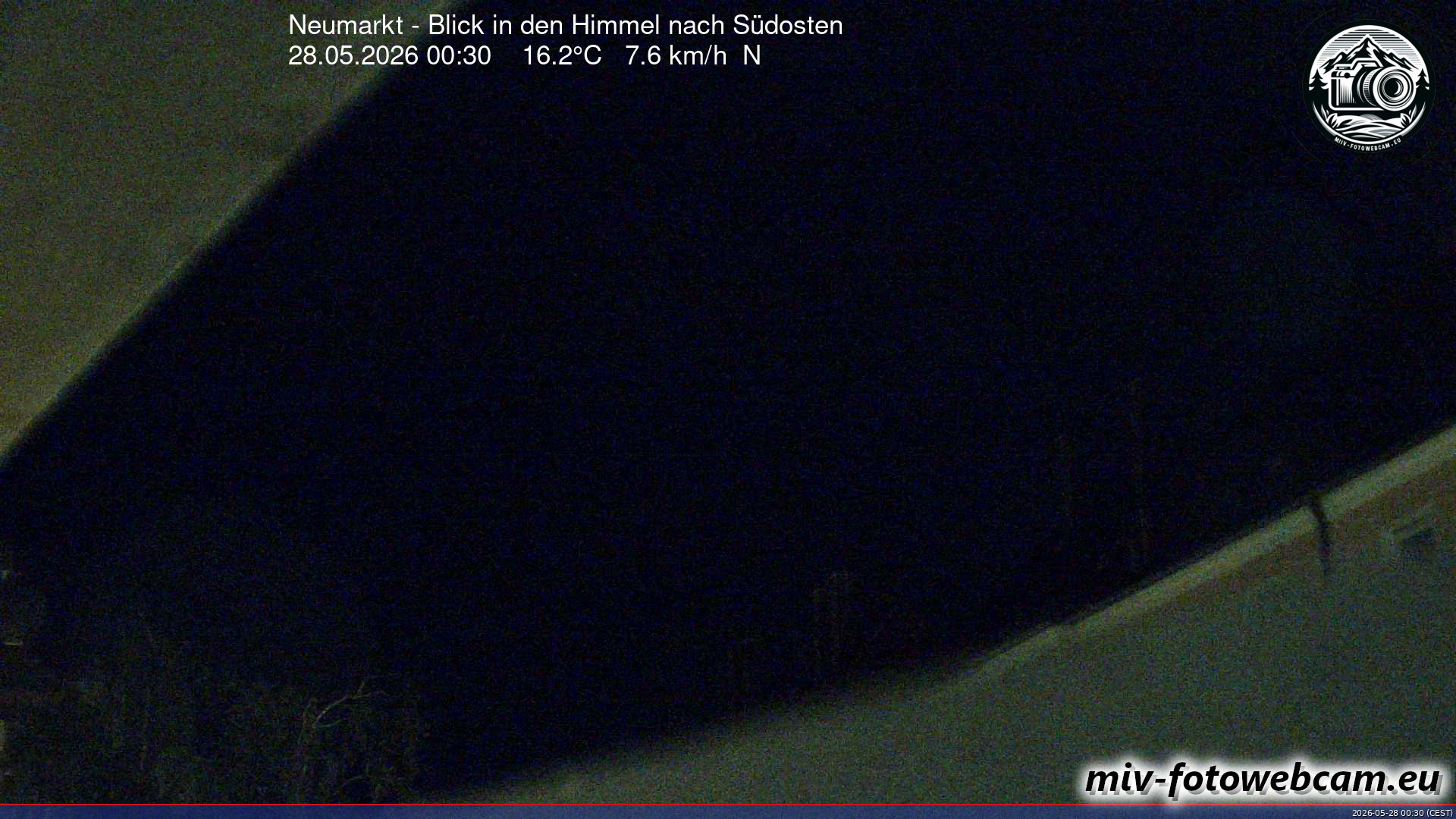 Archiv Foto Neumarkt in der Oberpfalz: Wetter-Webcam Richtung Südosten