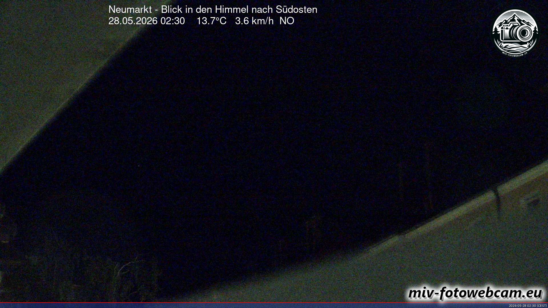 Archiv Foto Neumarkt in der Oberpfalz: Wetter-Webcam Richtung Südosten