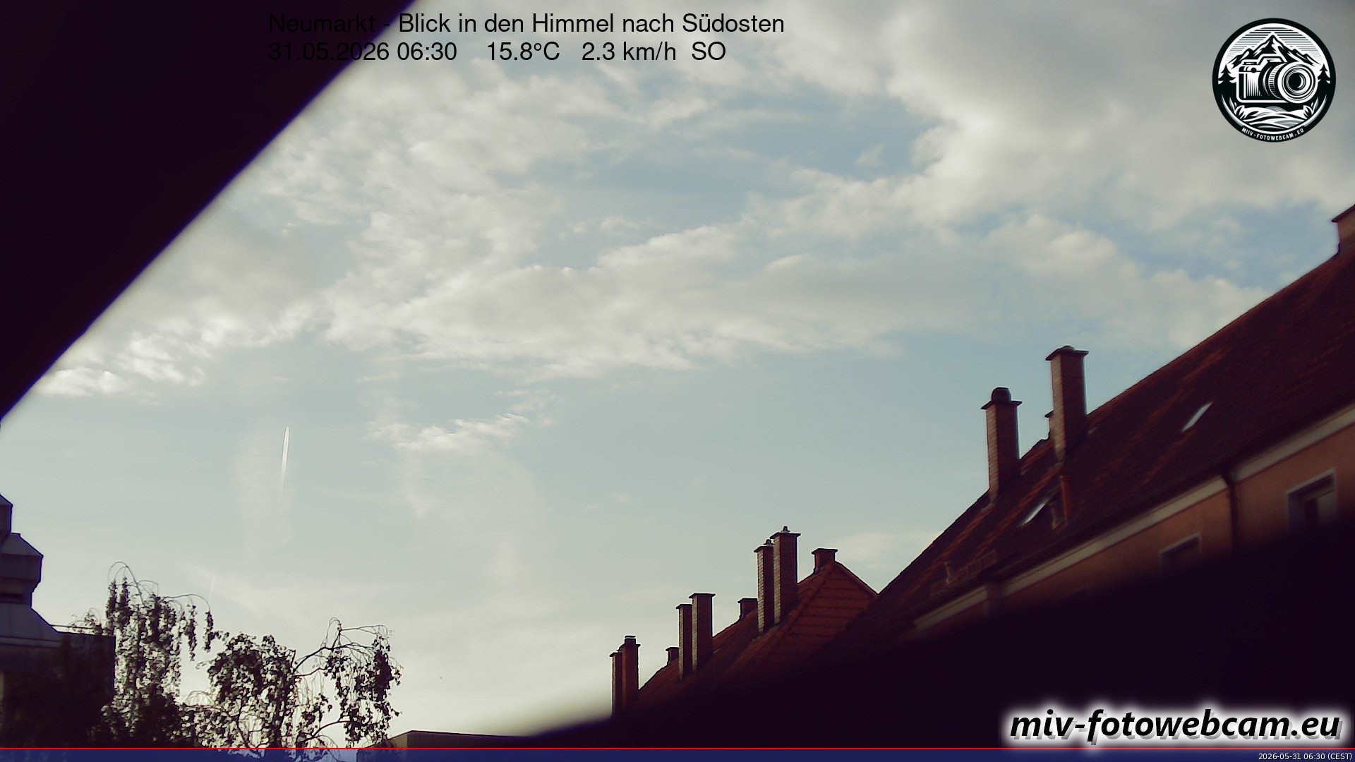 Archived image Webcam Neumarkt: Cam south east