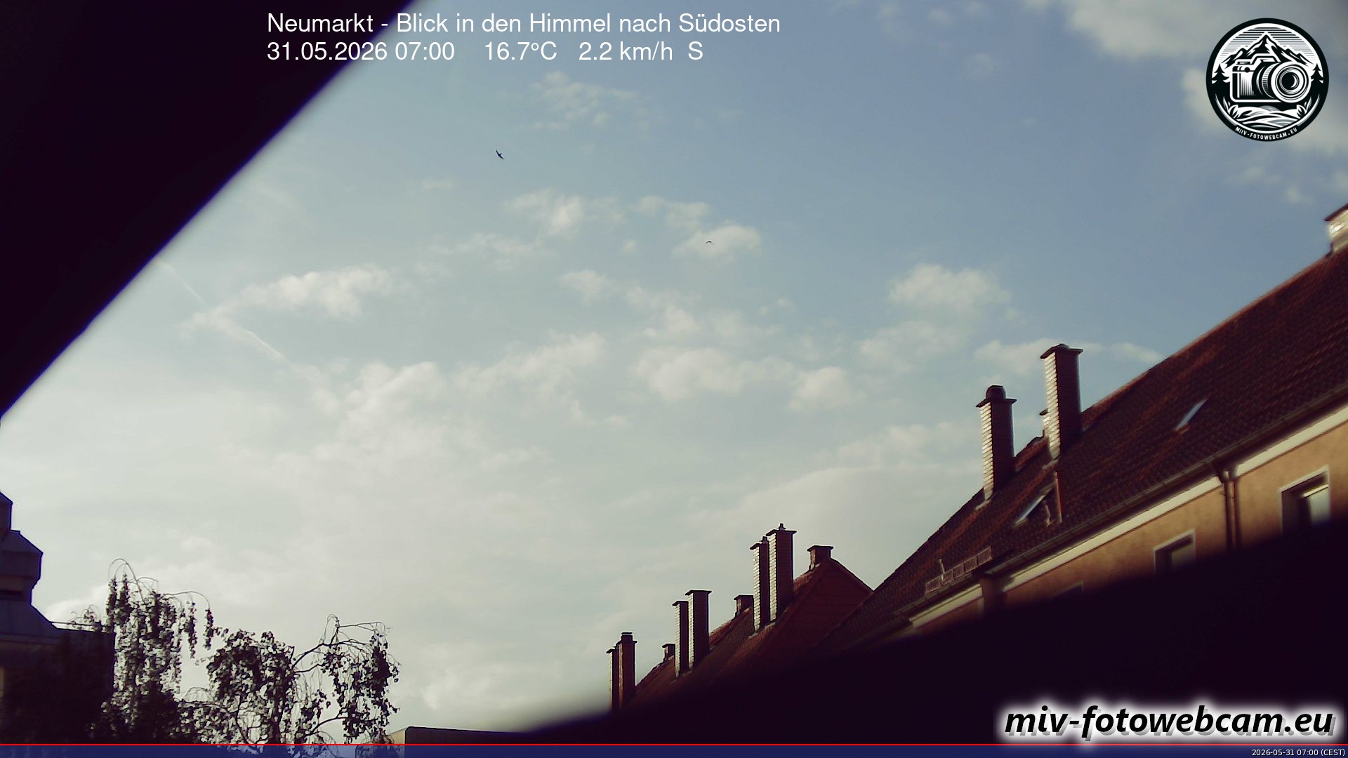 Archived image Webcam Neumarkt: Cam south east