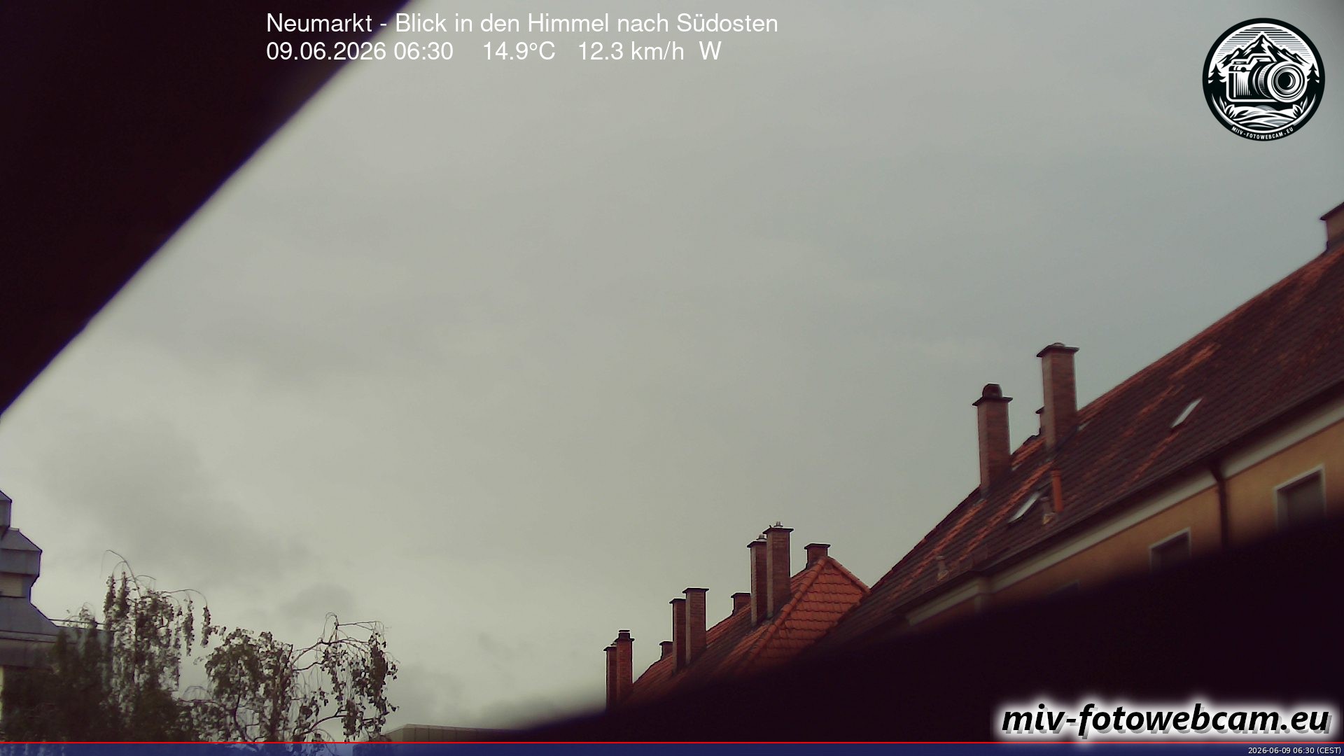 Archiv Foto Neumarkt in der Oberpfalz: Wetter-Webcam Richtung Südosten