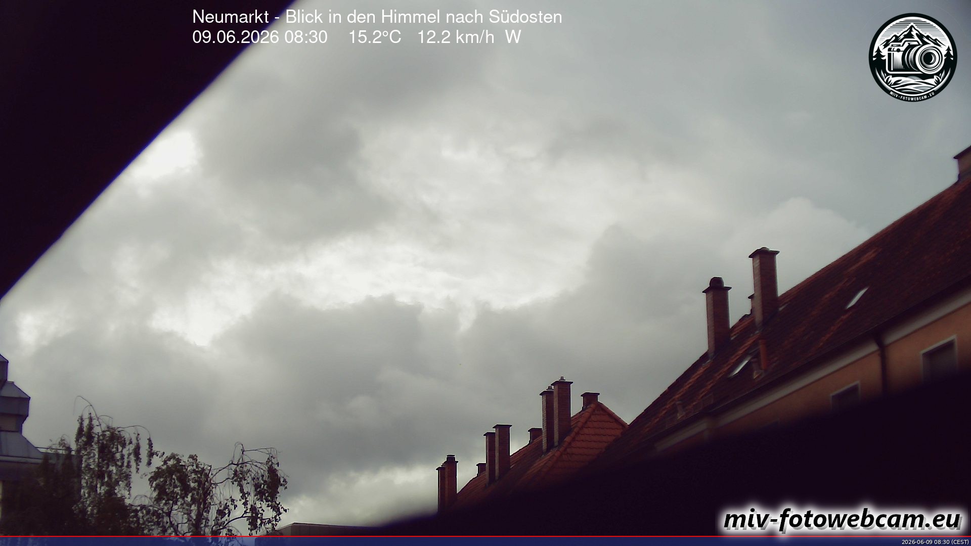 Archiv Foto Neumarkt in der Oberpfalz: Wetter-Webcam Richtung Südosten