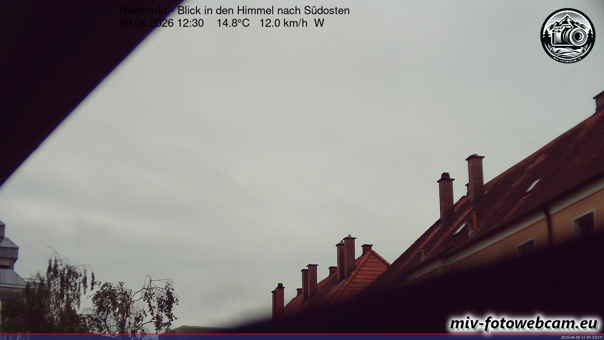 Archiv Foto Neumarkt in der Oberpfalz: Wetter-Webcam Richtung Südosten