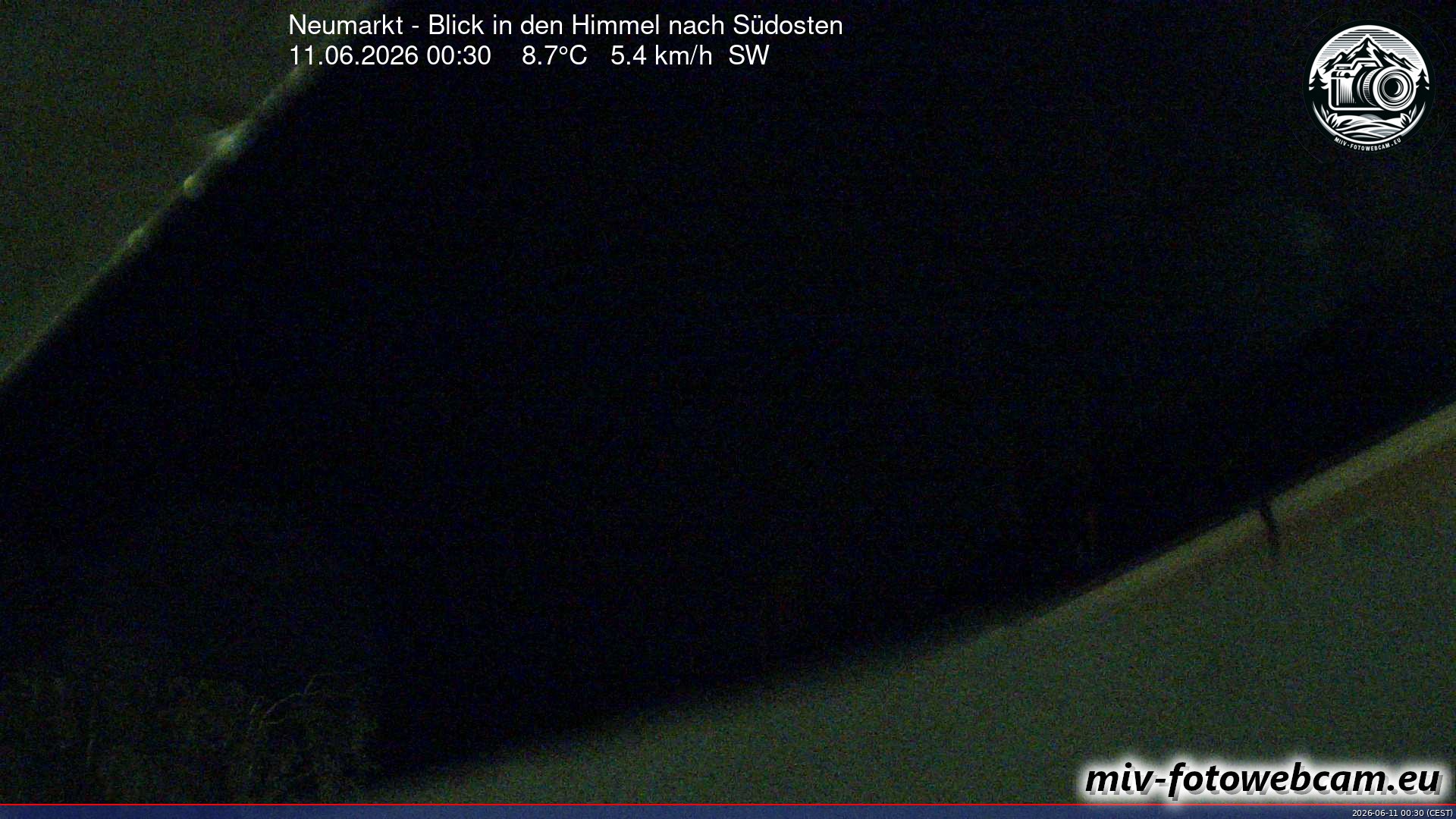 Archiv Foto Neumarkt in der Oberpfalz: Wetter-Webcam Richtung Südosten