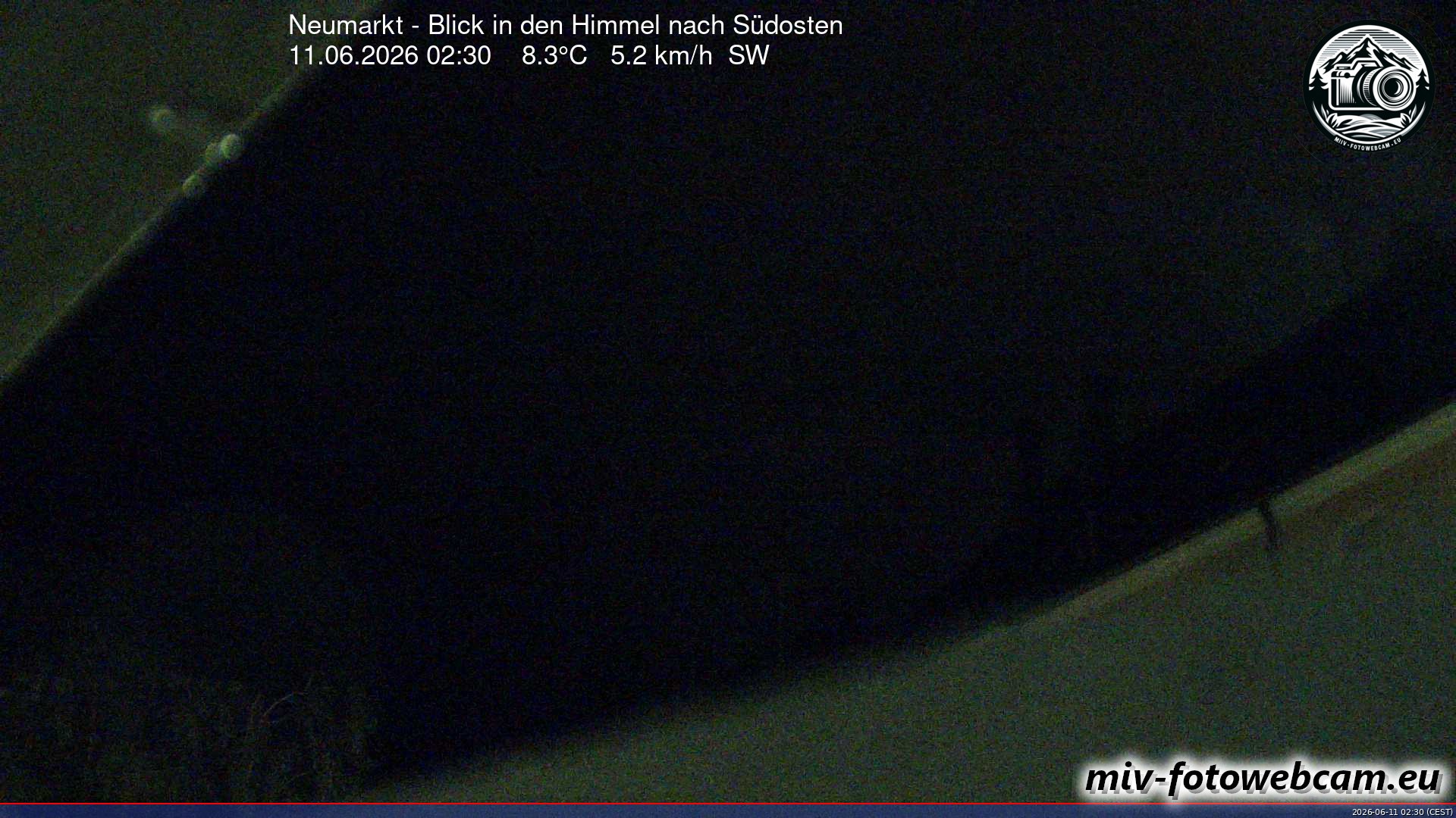 Archiv Foto Neumarkt in der Oberpfalz: Wetter-Webcam Richtung Südosten