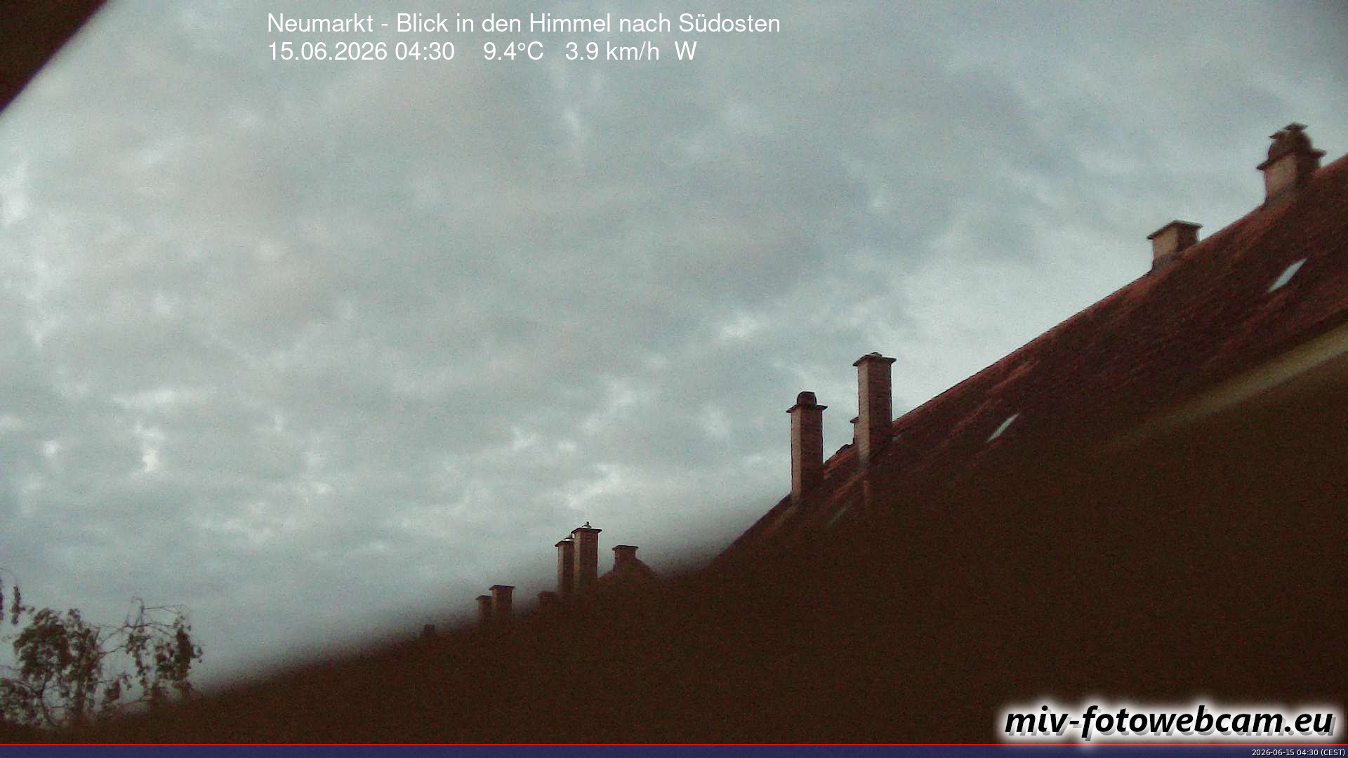 Archiv Foto Neumarkt in der Oberpfalz: Wetter-Webcam Richtung Südosten