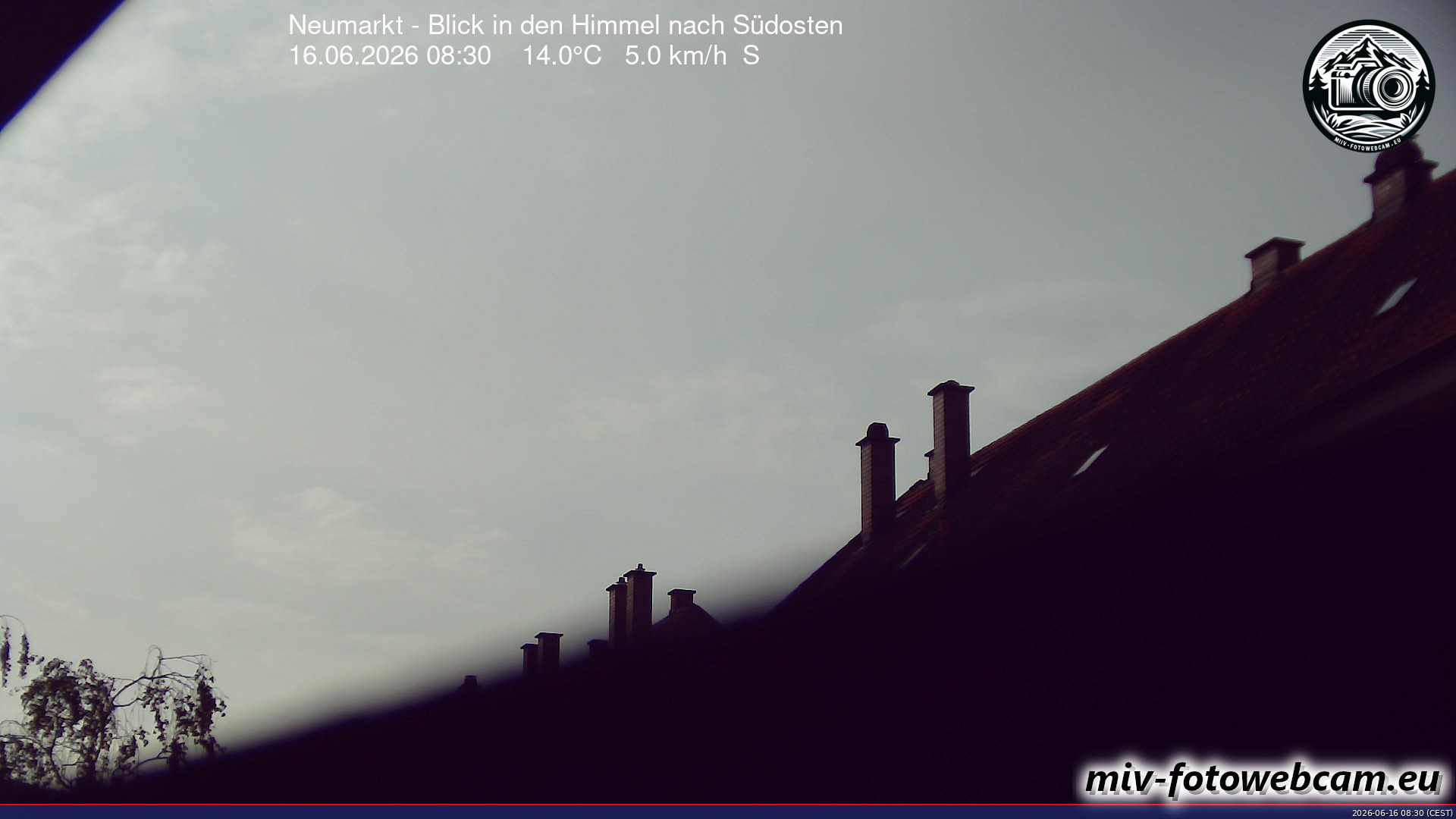 Archiv Foto Neumarkt in der Oberpfalz: Wetter-Webcam Richtung Südosten
