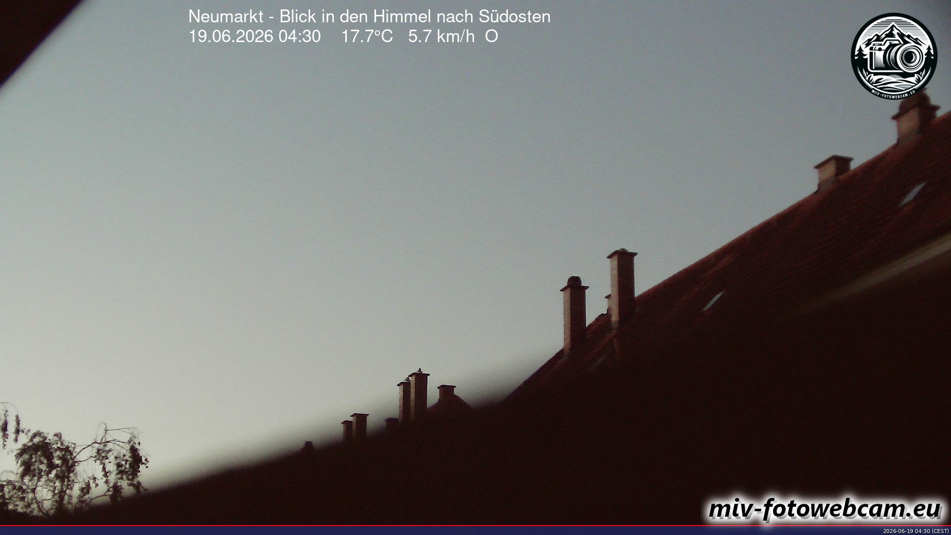 Archiv Foto Neumarkt in der Oberpfalz: Wetter-Webcam Richtung Südosten