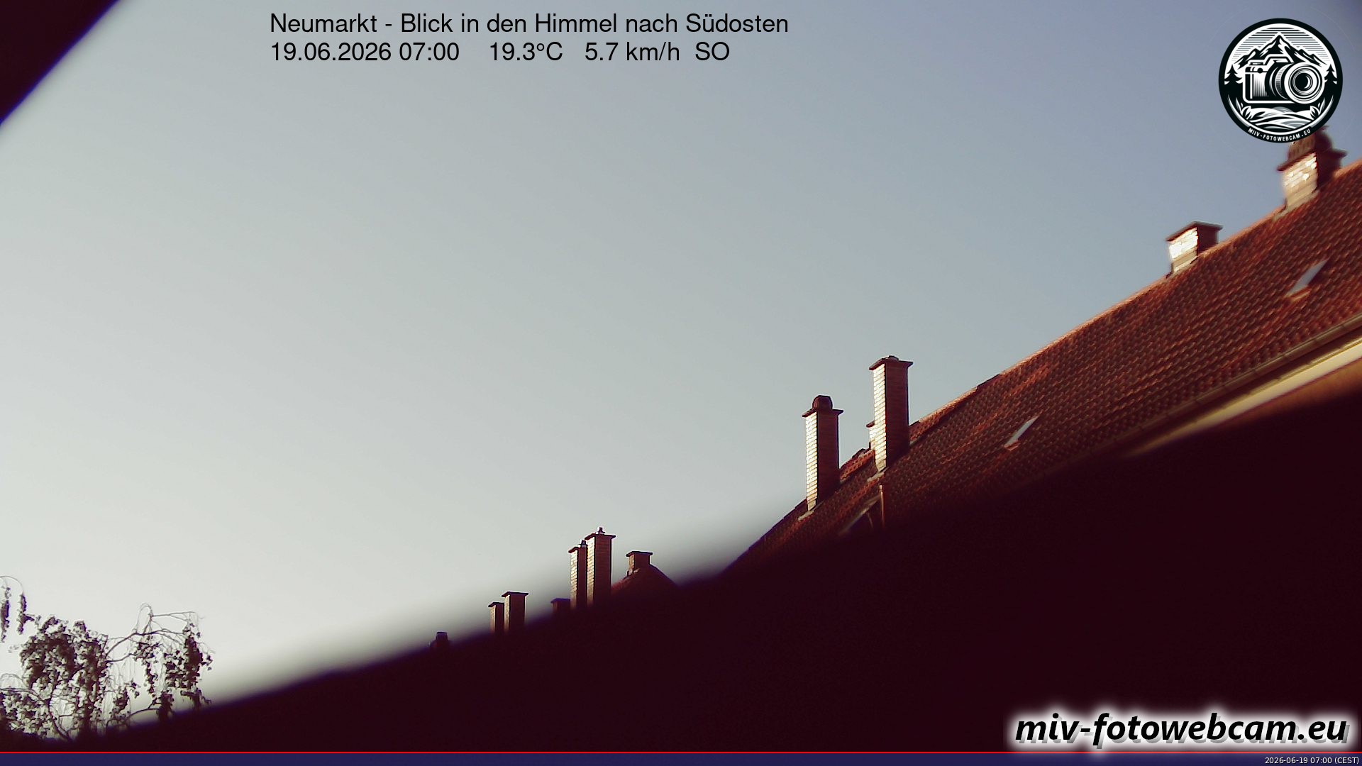 Archiv Foto Neumarkt in der Oberpfalz: Wetter-Webcam Richtung Südosten