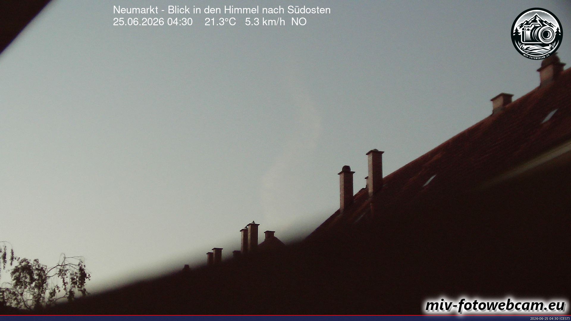 Archiv Foto Neumarkt in der Oberpfalz: Wetter-Webcam Richtung Südosten