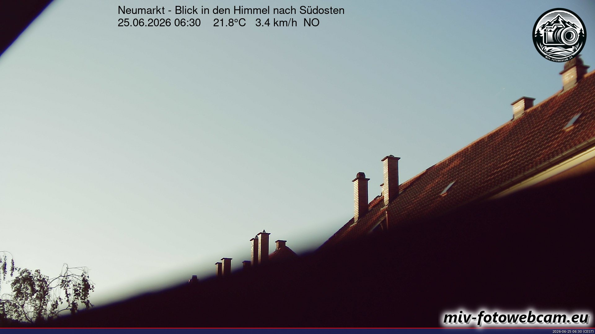 Archiv Foto Neumarkt in der Oberpfalz: Wetter-Webcam Richtung Südosten