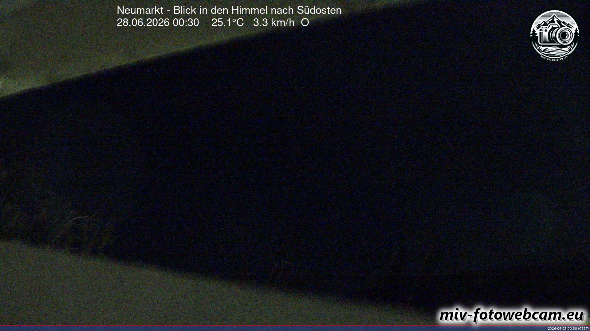 Archiv Foto Neumarkt in der Oberpfalz: Wetter-Webcam Richtung Südosten