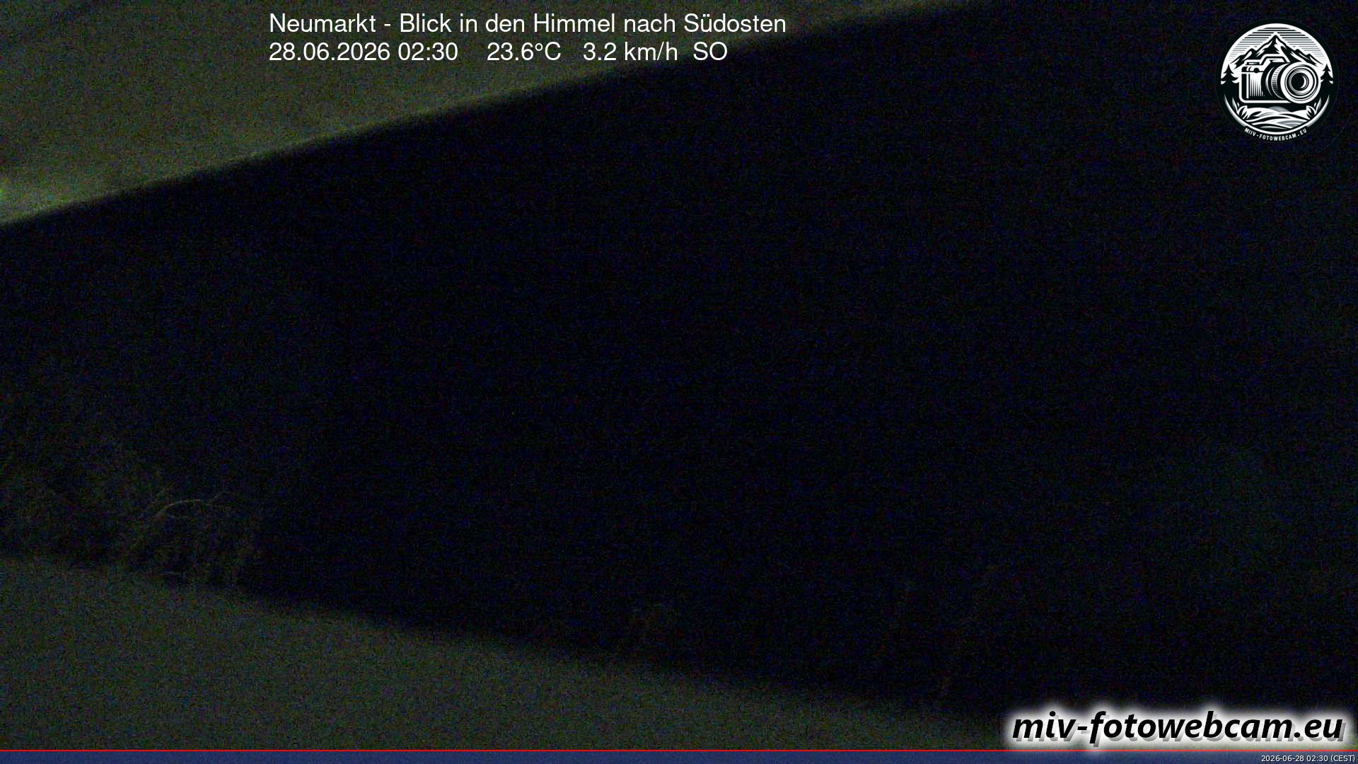 Archiv Foto Neumarkt in der Oberpfalz: Wetter-Webcam Richtung Südosten