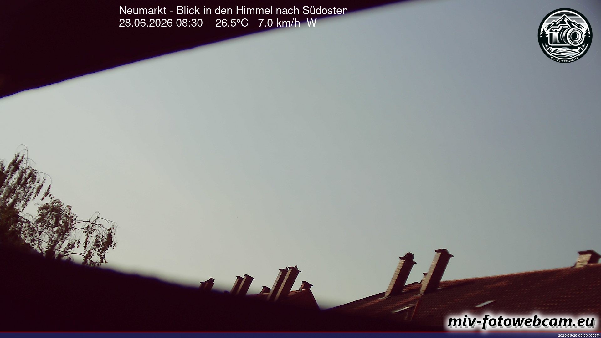 Archiv Foto Neumarkt in der Oberpfalz: Wetter-Webcam Richtung Südosten