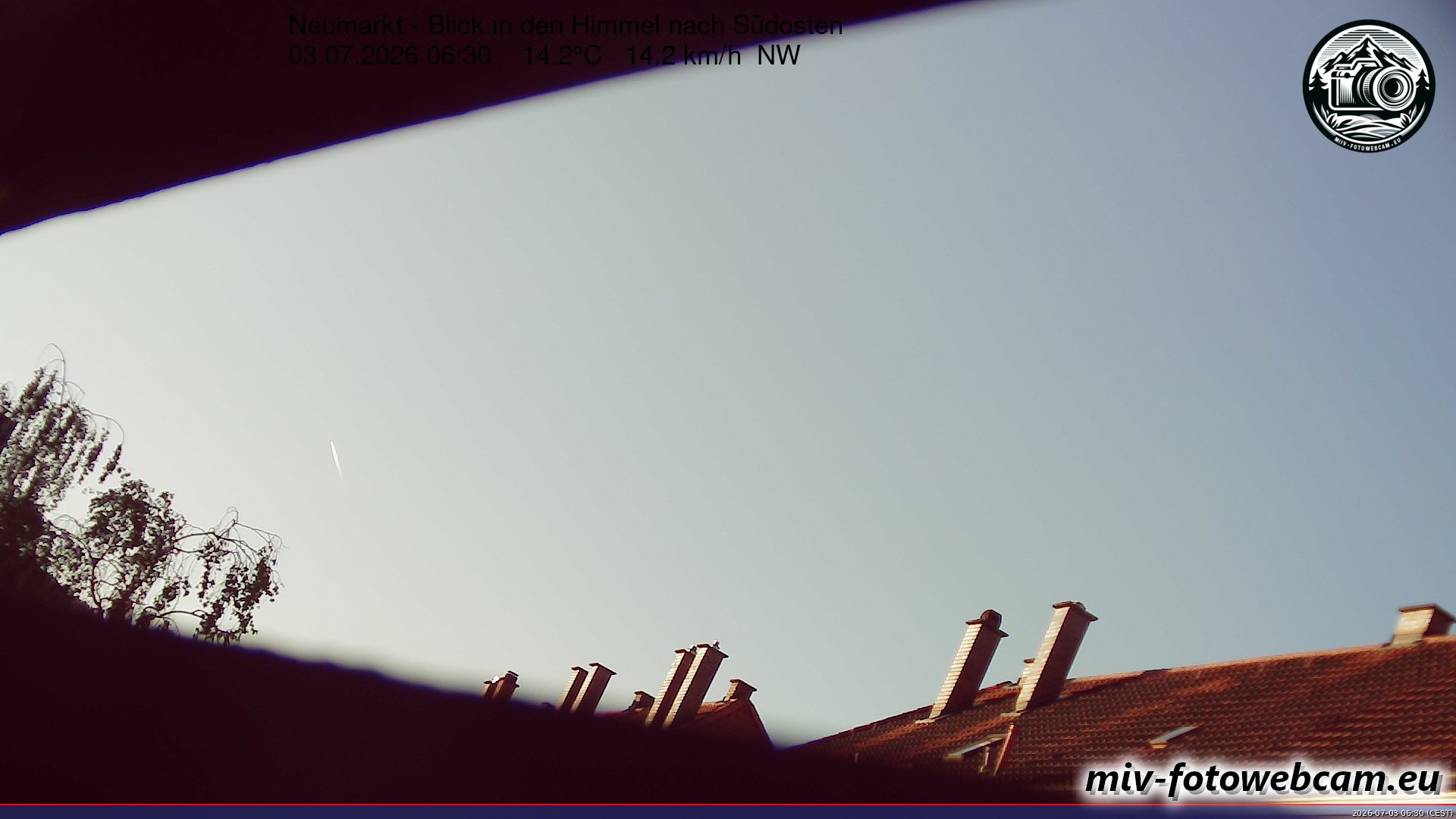Archived image Webcam Neumarkt: Cam south east