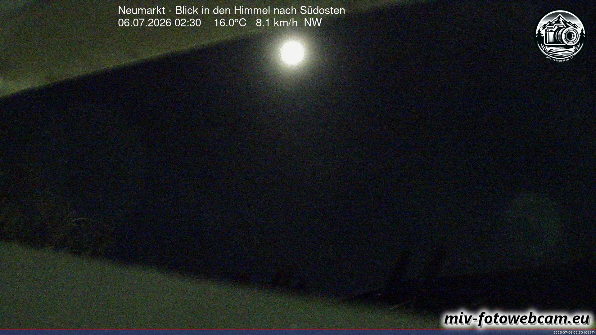 Archiv Foto Neumarkt in der Oberpfalz: Wetter-Webcam Richtung Südosten