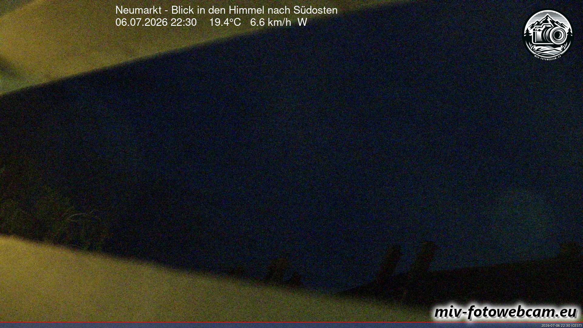 Archiv Foto Neumarkt in der Oberpfalz: Wetter-Webcam Richtung Südosten