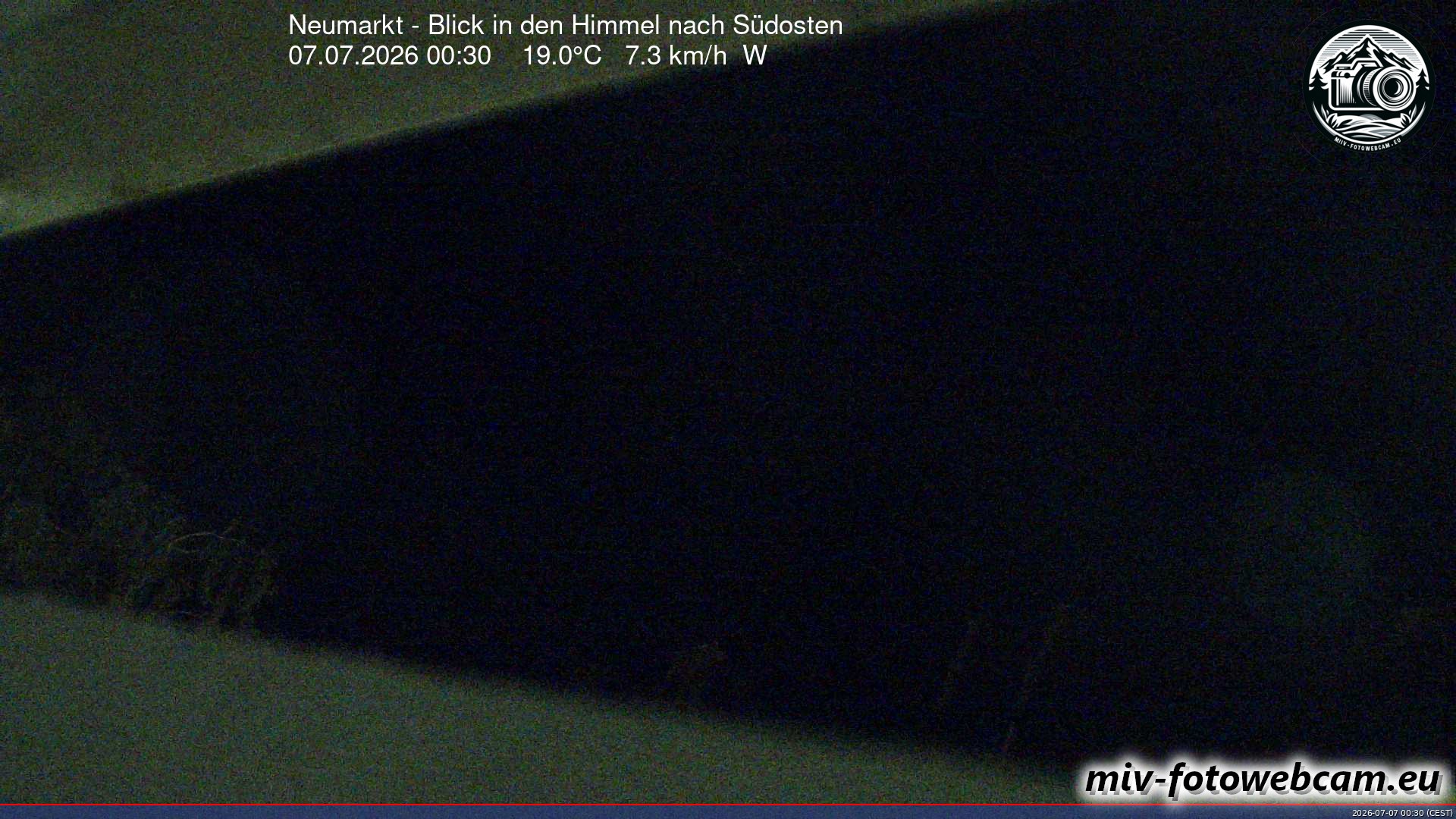 Archived image Webcam Neumarkt: Cam south east