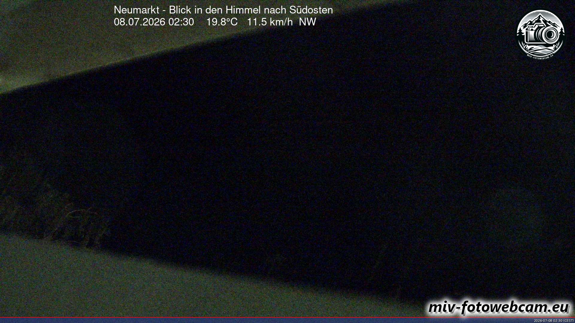 Archiv Foto Neumarkt in der Oberpfalz: Wetter-Webcam Richtung Südosten