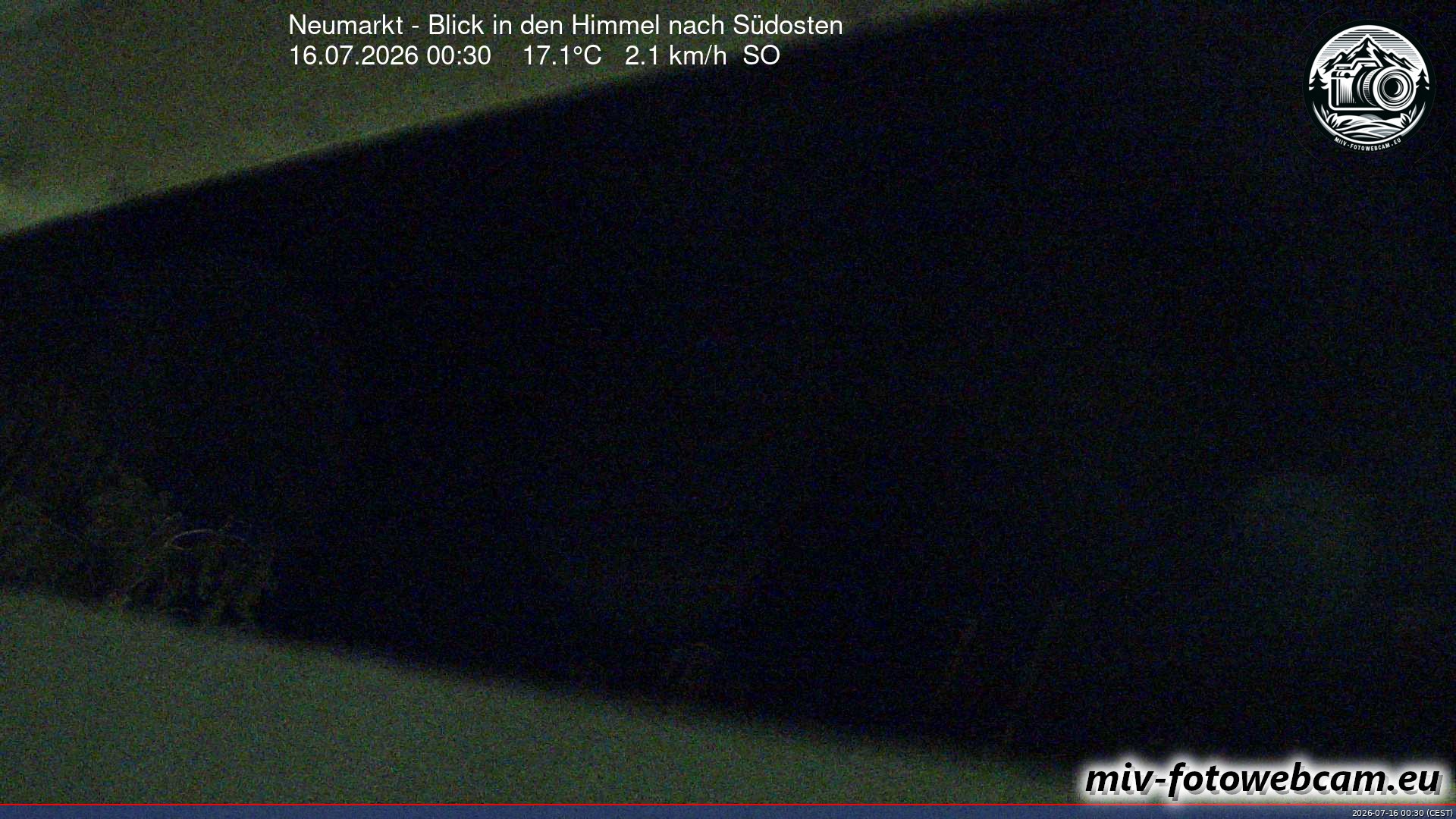 Archived image Webcam Neumarkt: Cam south east