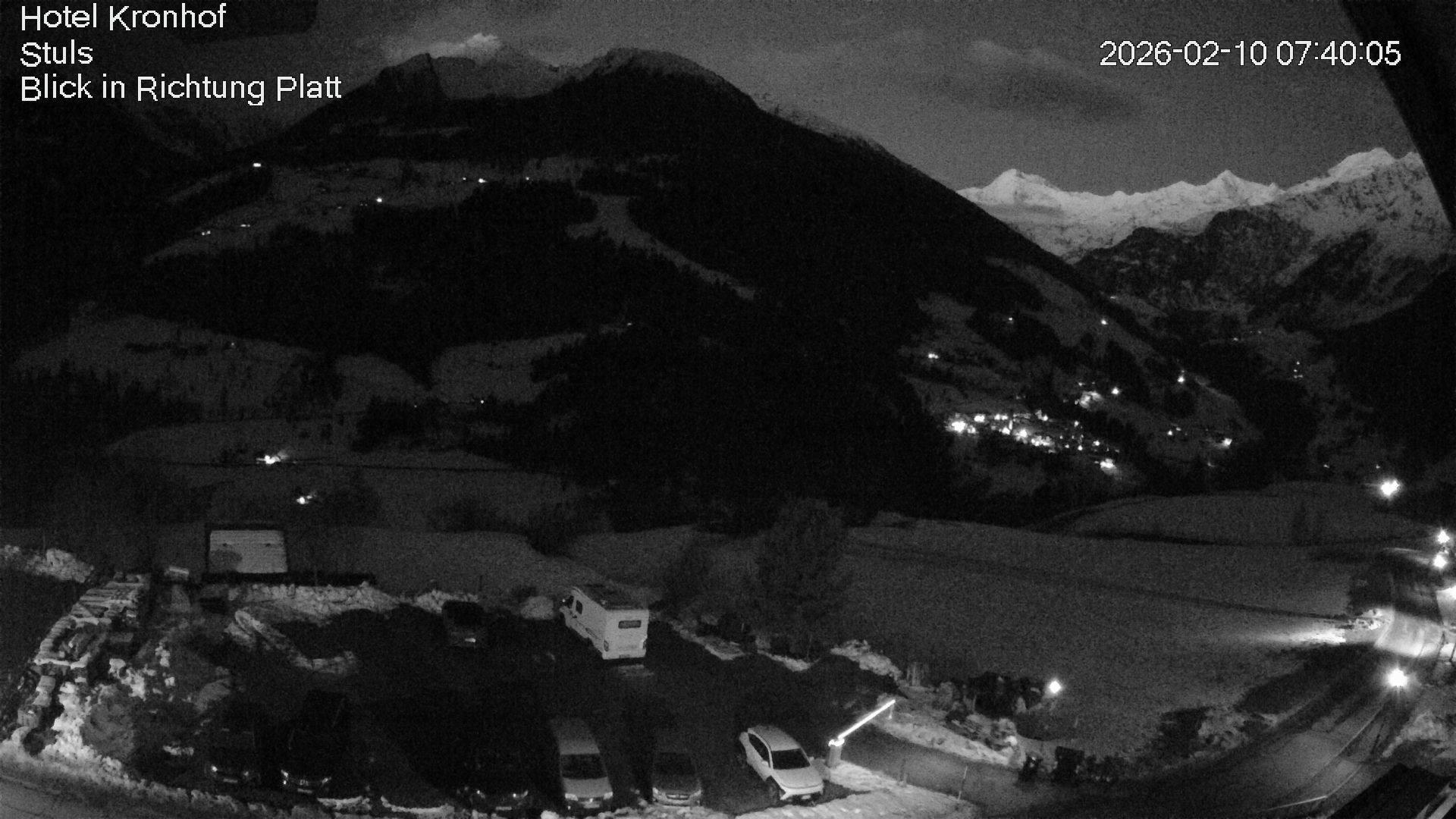 Archived image Webcam Stuls: Kronhof Hotel