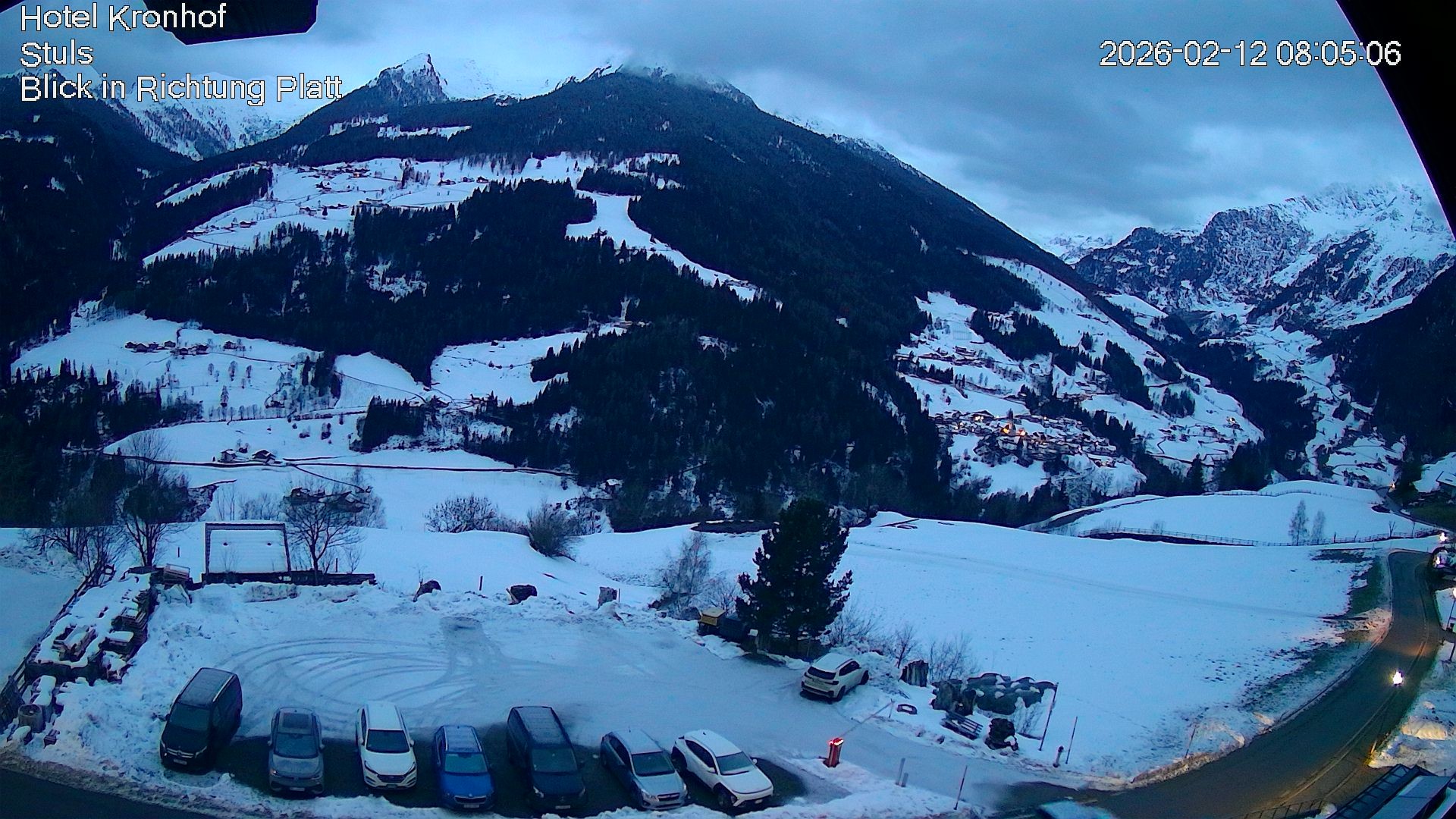 Archiv Foto Webcam Passeiertal: Hotel Kronhof in Stuls