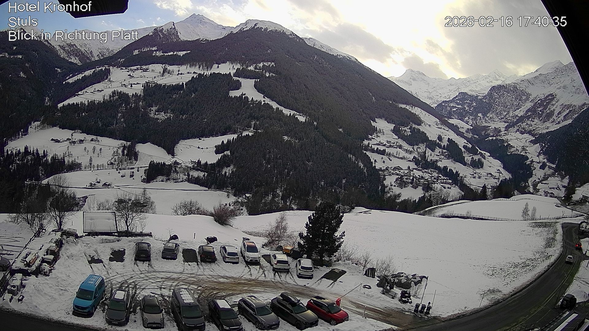 Archiv Foto Webcam Passeiertal: Hotel Kronhof in Stuls