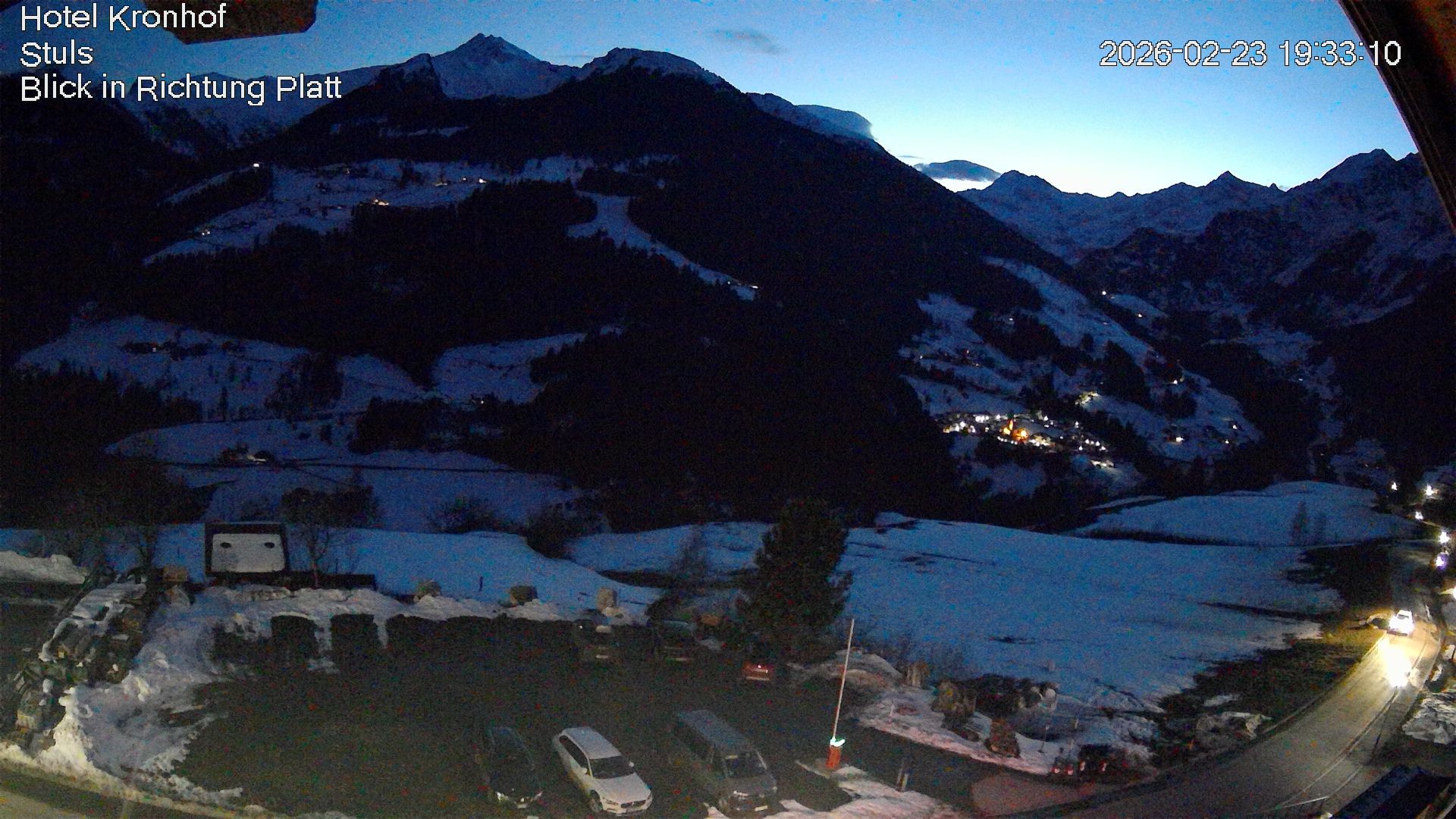 Archiv Foto Webcam Passeiertal: Hotel Kronhof in Stuls