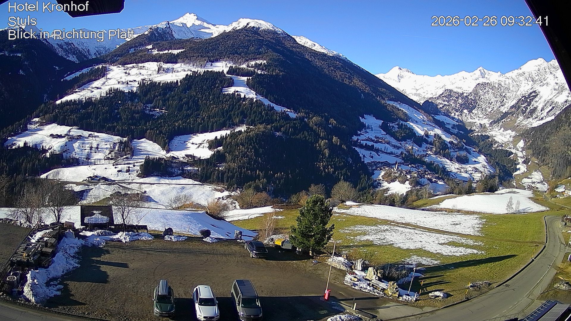 Archived image Webcam Stuls: Kronhof Hotel