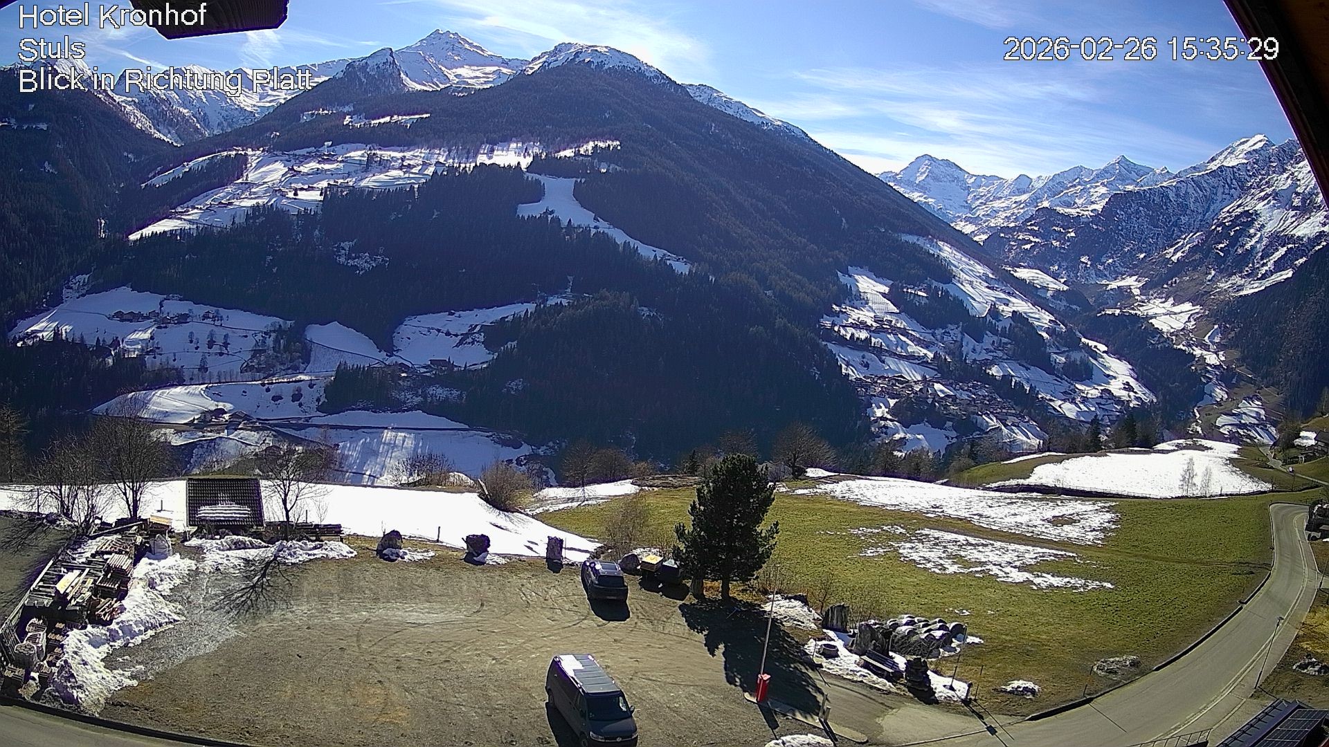 Archived image Webcam Stuls: Kronhof Hotel