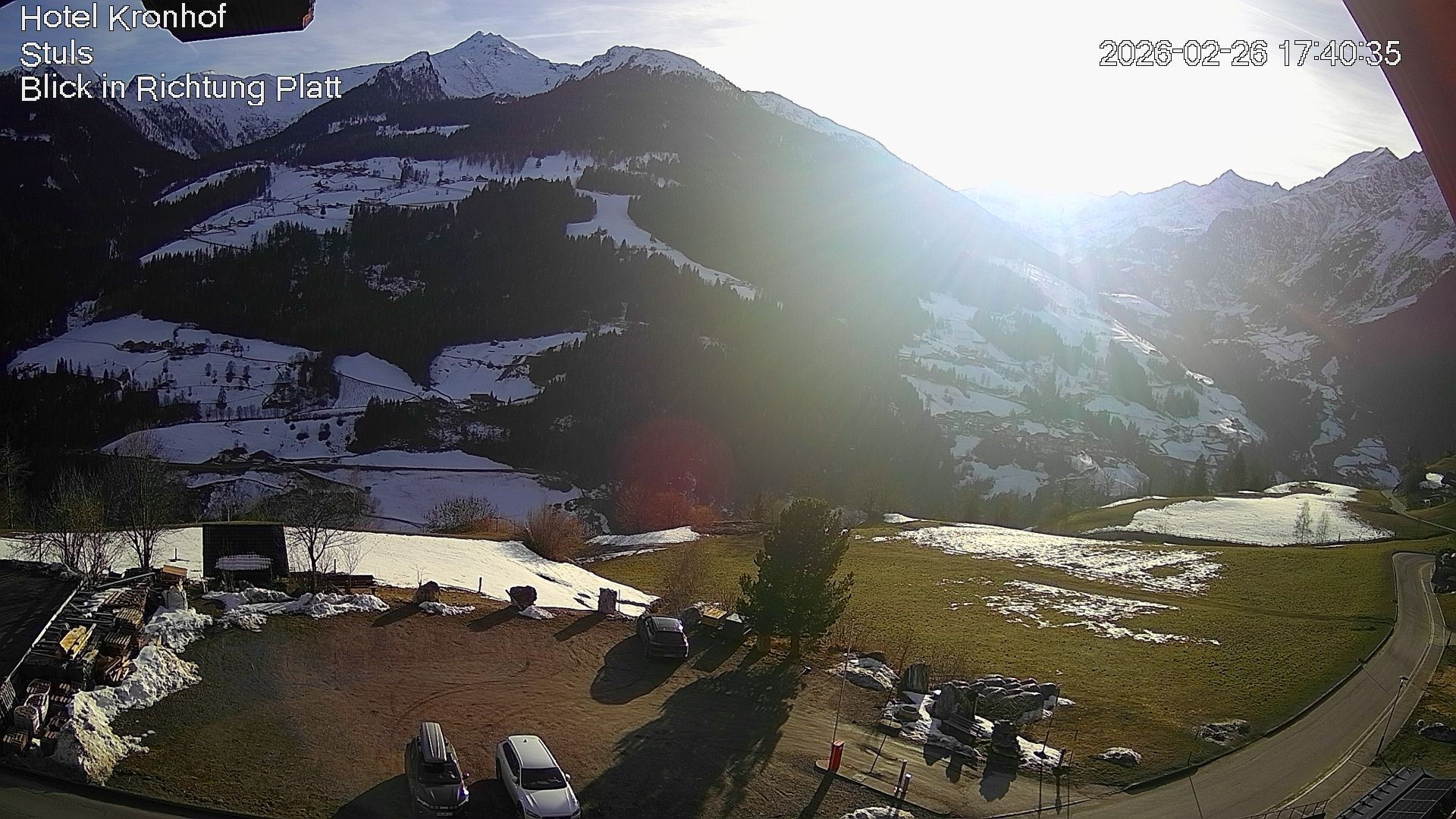 Archived image Webcam Stuls: Kronhof Hotel