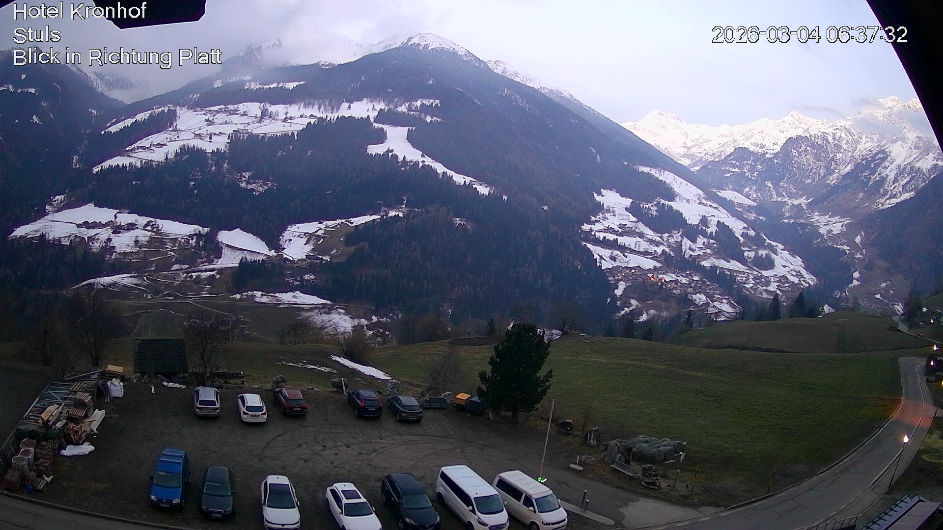 Archiv Foto Webcam Passeiertal: Hotel Kronhof in Stuls