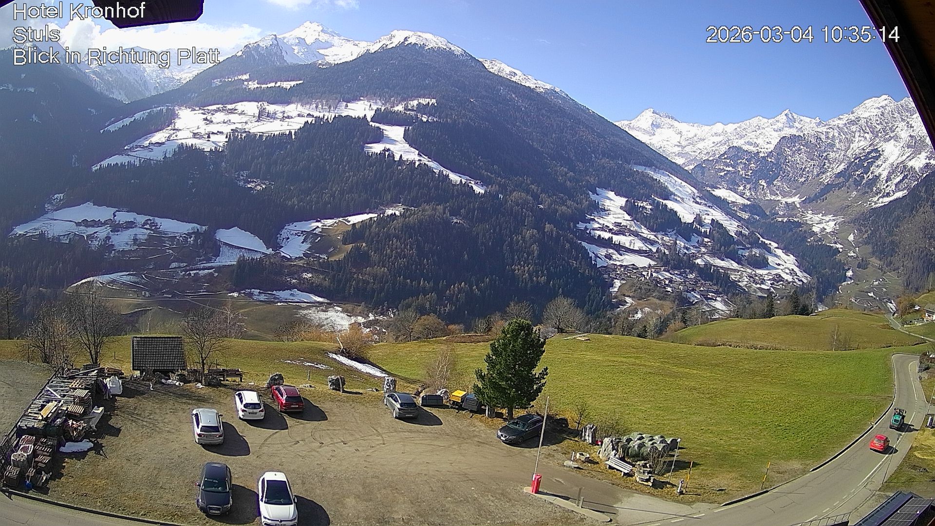 Archiv Foto Webcam Passeiertal: Hotel Kronhof in Stuls