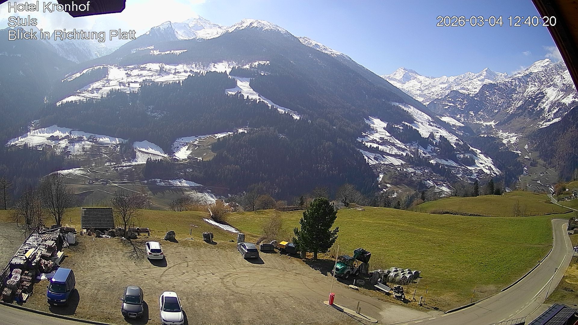 Archiv Foto Webcam Passeiertal: Hotel Kronhof in Stuls
