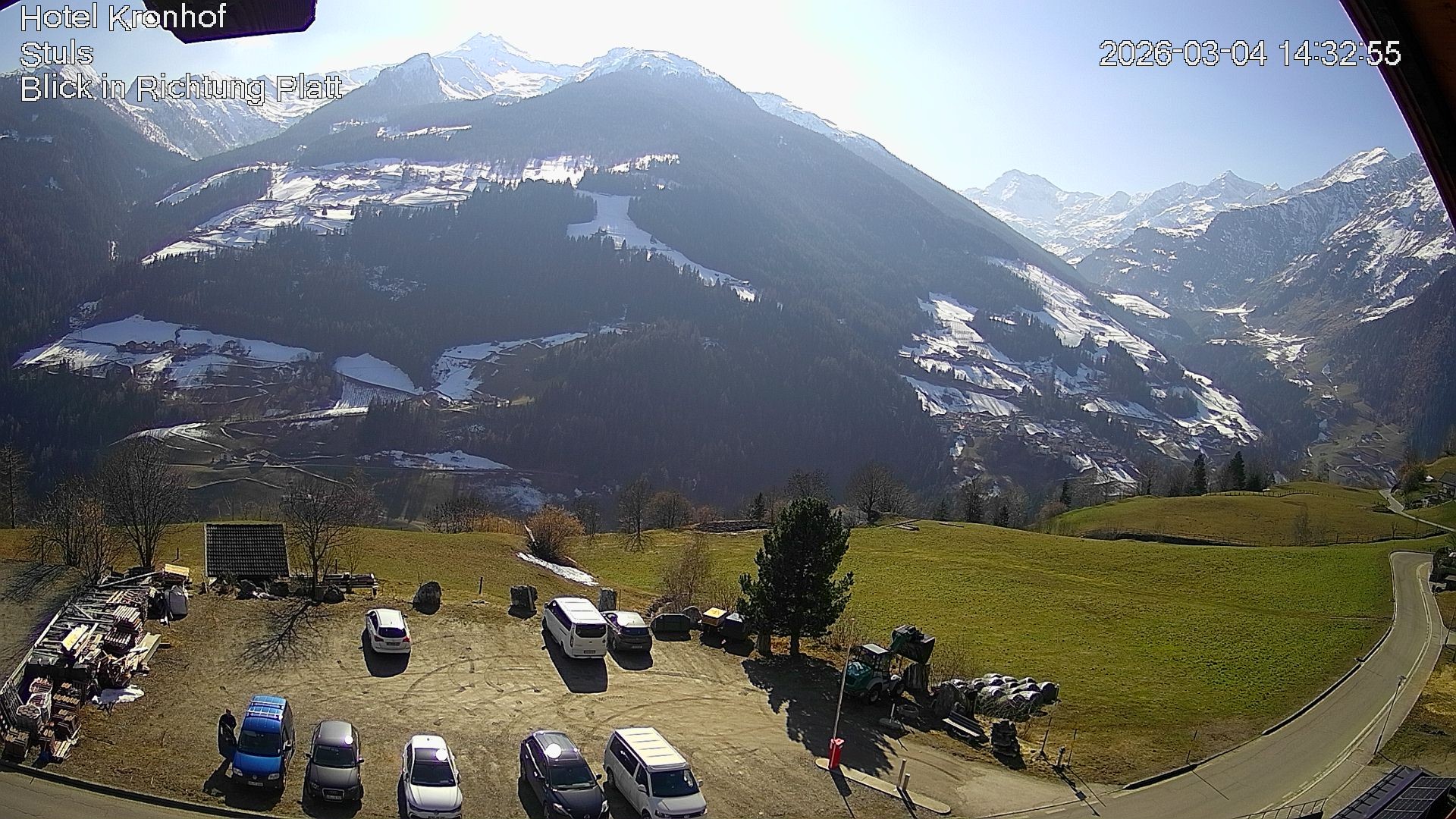 Archiv Foto Webcam Passeiertal: Hotel Kronhof in Stuls
