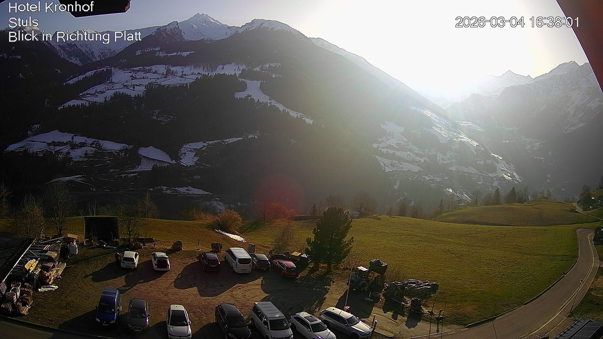Archiv Foto Webcam Passeiertal: Hotel Kronhof in Stuls