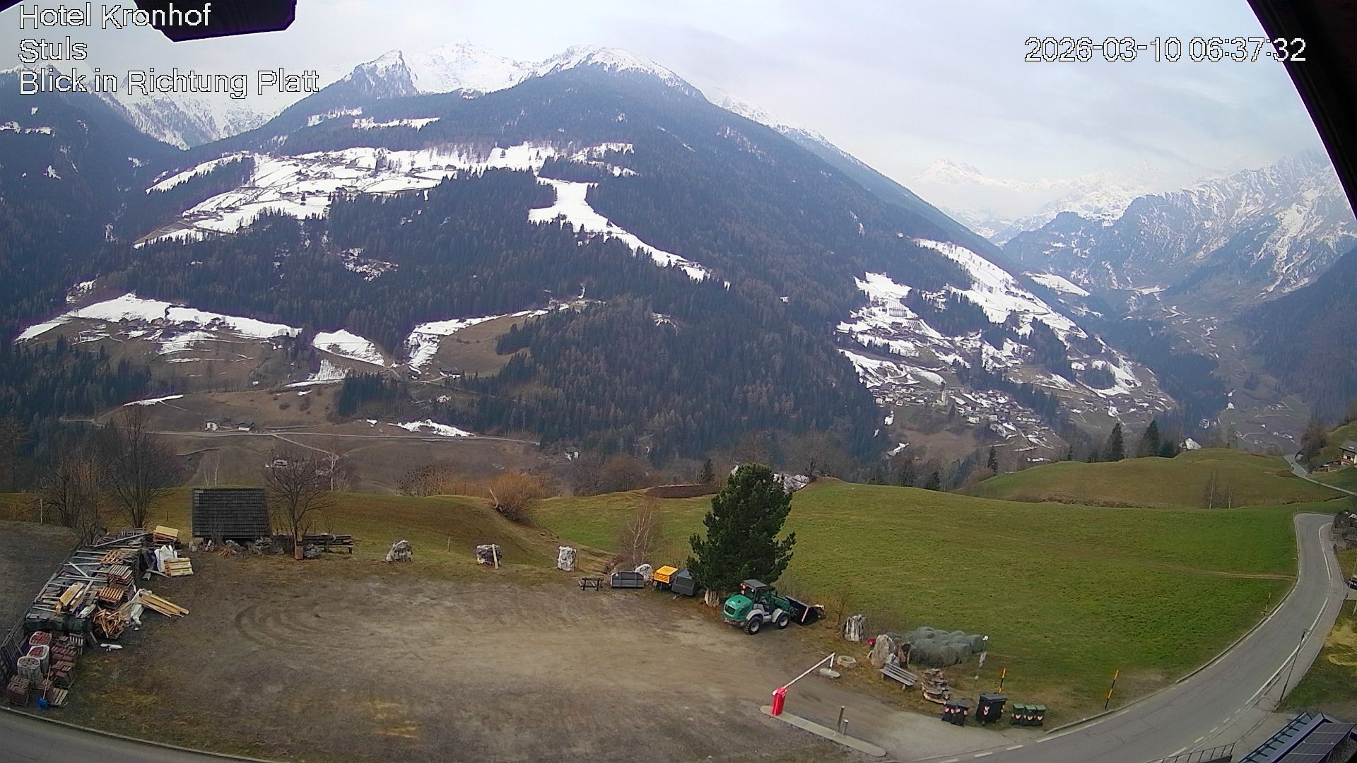 Archiv Foto Webcam Passeiertal: Hotel Kronhof in Stuls