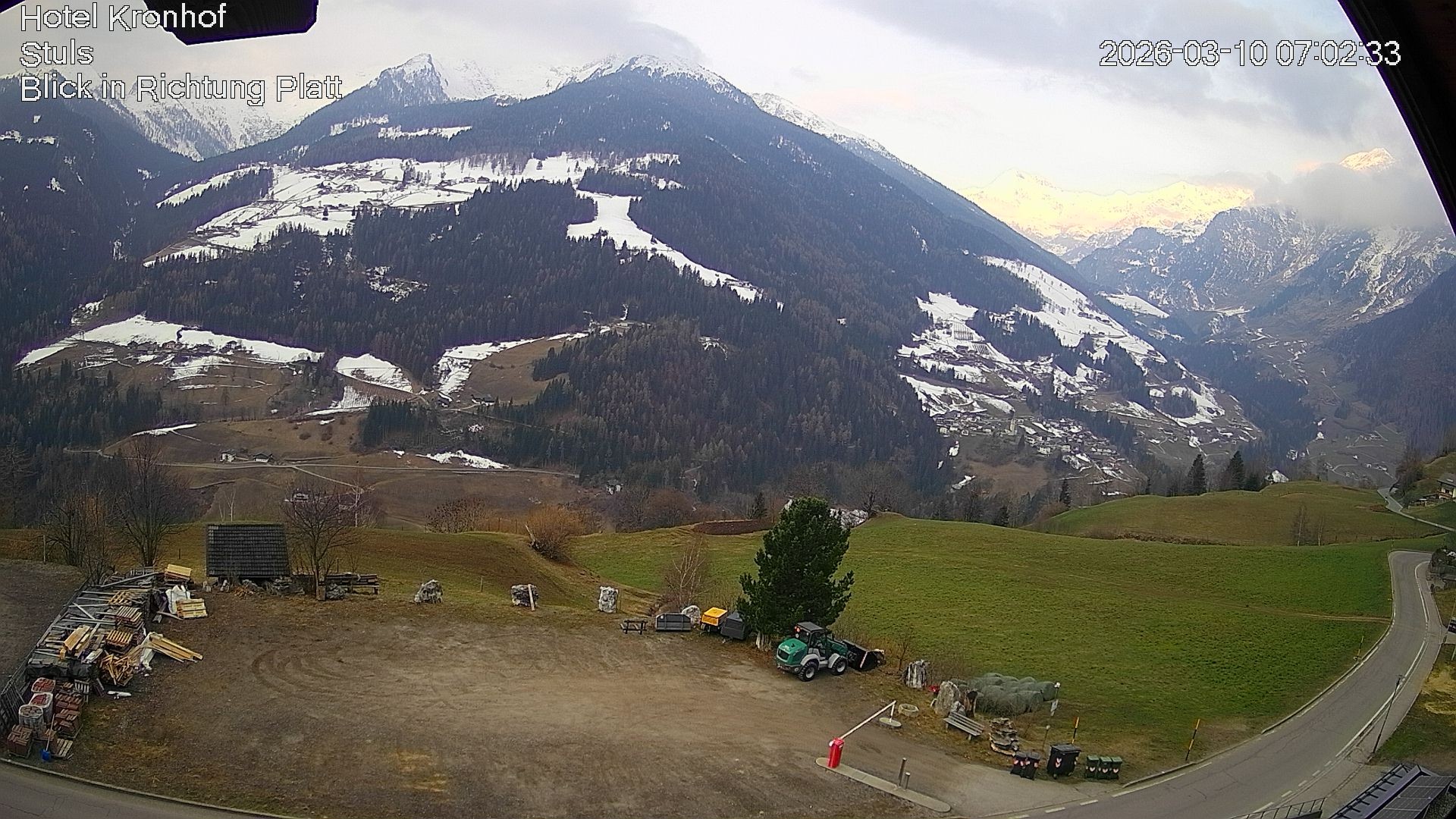 Archiv Foto Webcam Passeiertal: Hotel Kronhof in Stuls